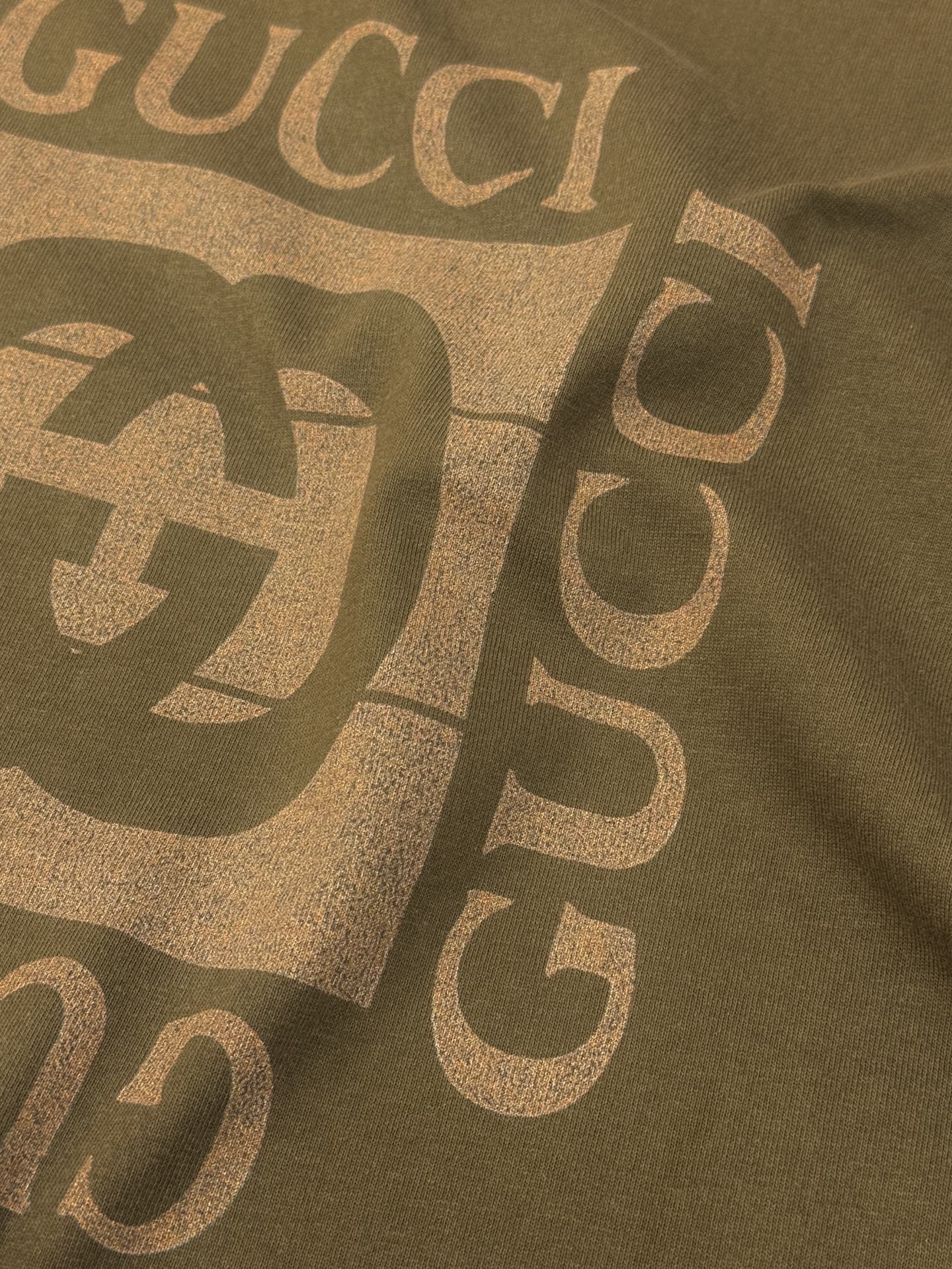 。🌾 Gucci26s潮牌印花短袖T恤.男女同款❤️古齐2026SS系列印花短袖T恤，采用YB原生全棉，