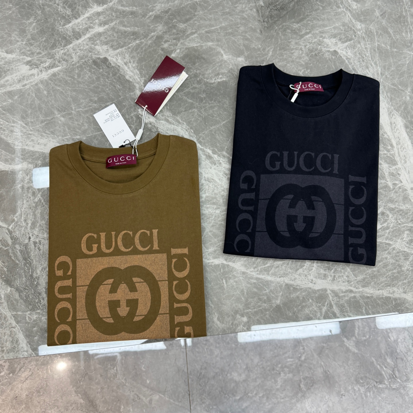 。🌾 Gucci26s潮牌印花短袖T恤.男女同款❤️古齐2026SS系列印花短袖T恤，采用YB原生全棉，