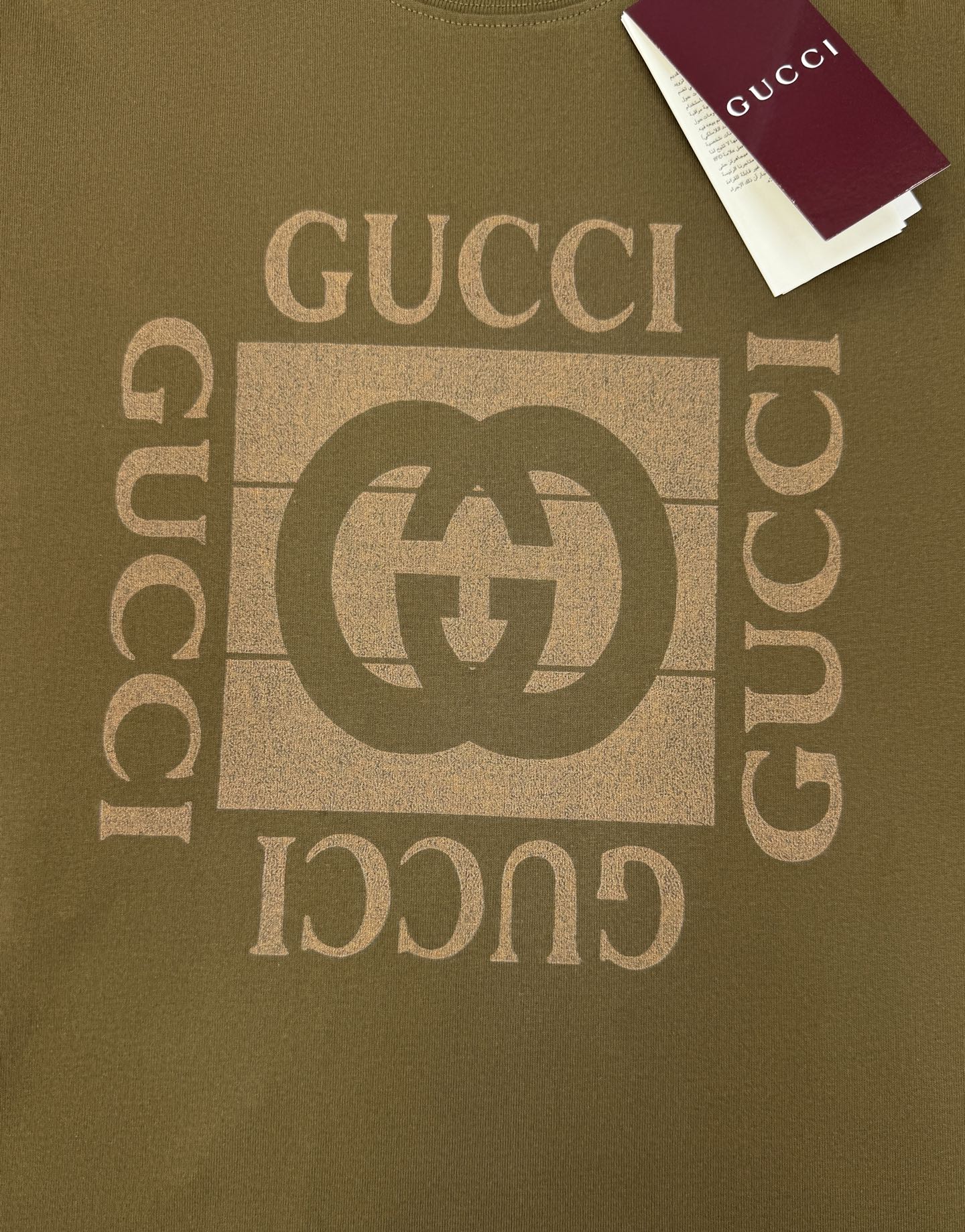 。🌾 Gucci26s潮牌印花短袖T恤.男女同款❤️古齐2026SS系列印花短袖T恤，采用YB原生全棉，