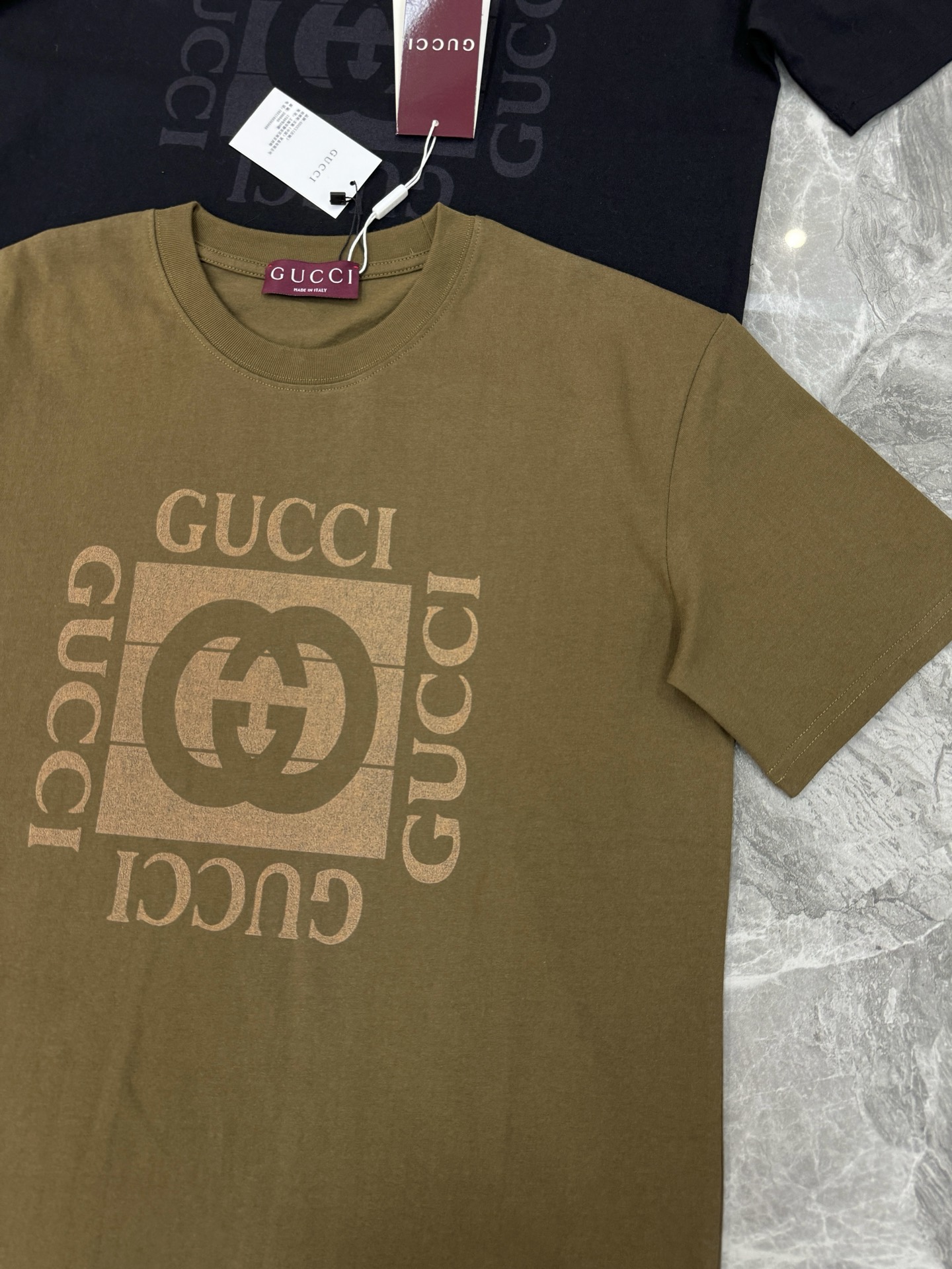 。🌾 Gucci26s潮牌印花短袖T恤.男女同款❤️古齐2026SS系列印花短袖T恤，采用YB原生全棉，