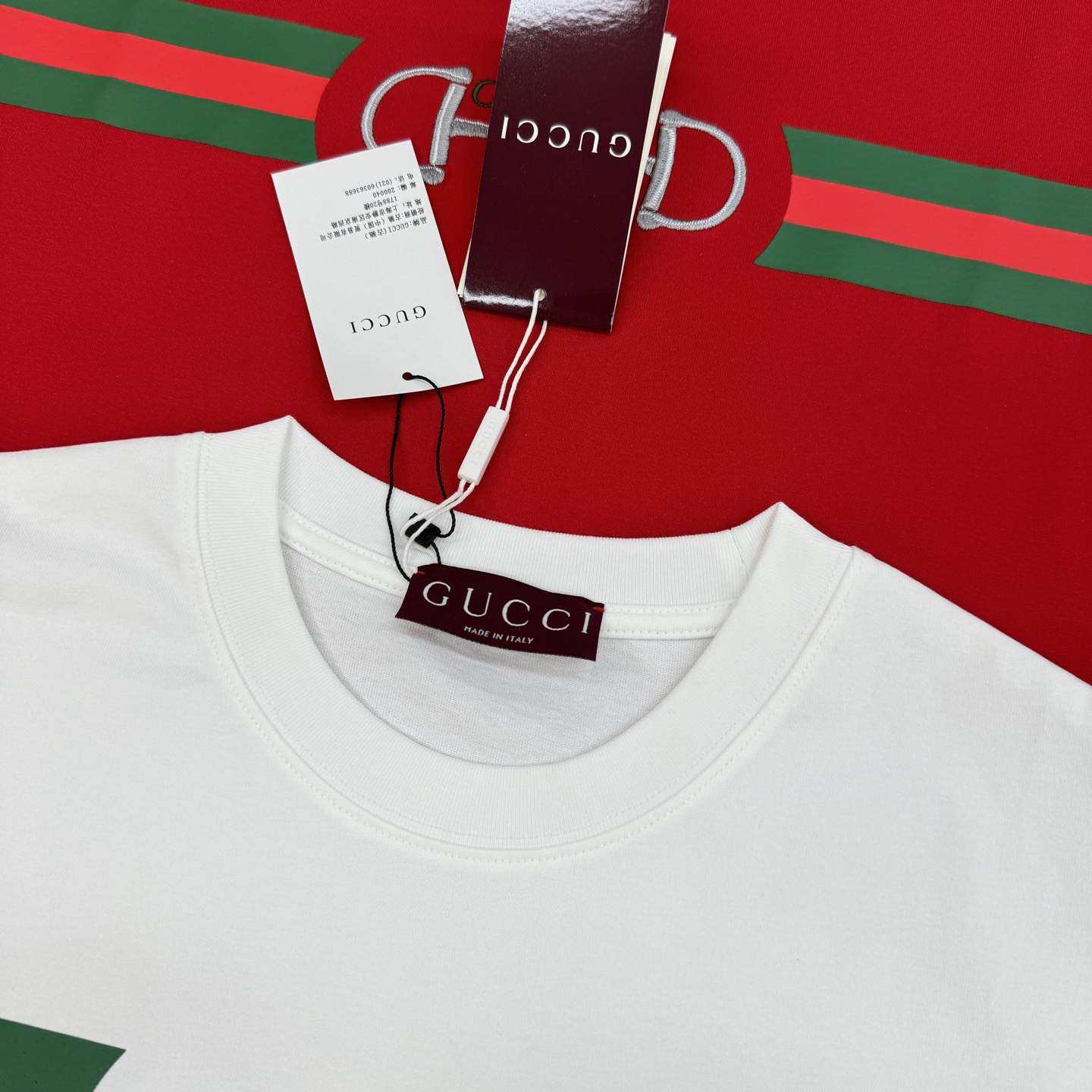 。🌾 Gucci26s潮牌印花短袖T恤.男女同款❤️古齐2026SS系列印花短袖T恤，采用YB原生全棉，