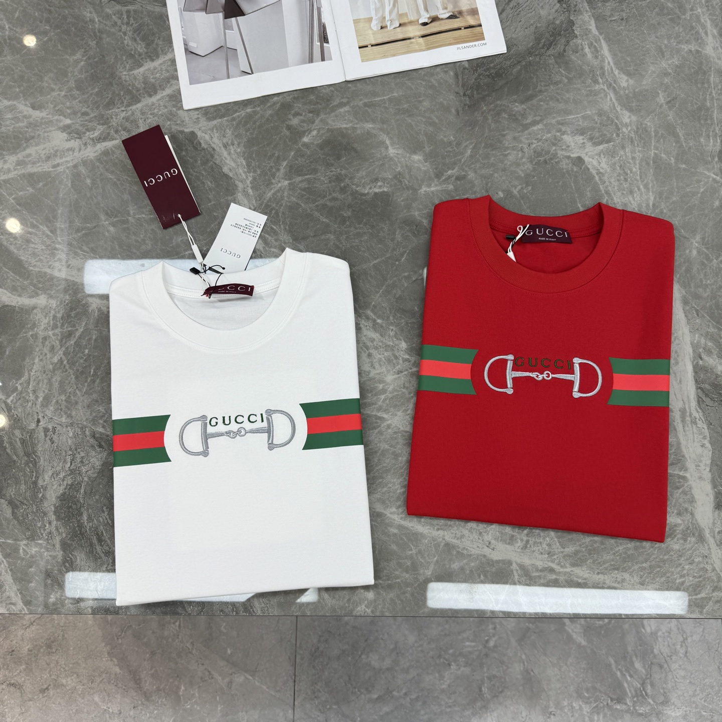 。🌾 Gucci26s潮牌印花短袖T恤.男女同款❤️古齐2026SS系列印花短袖T恤，采用YB原生全棉，