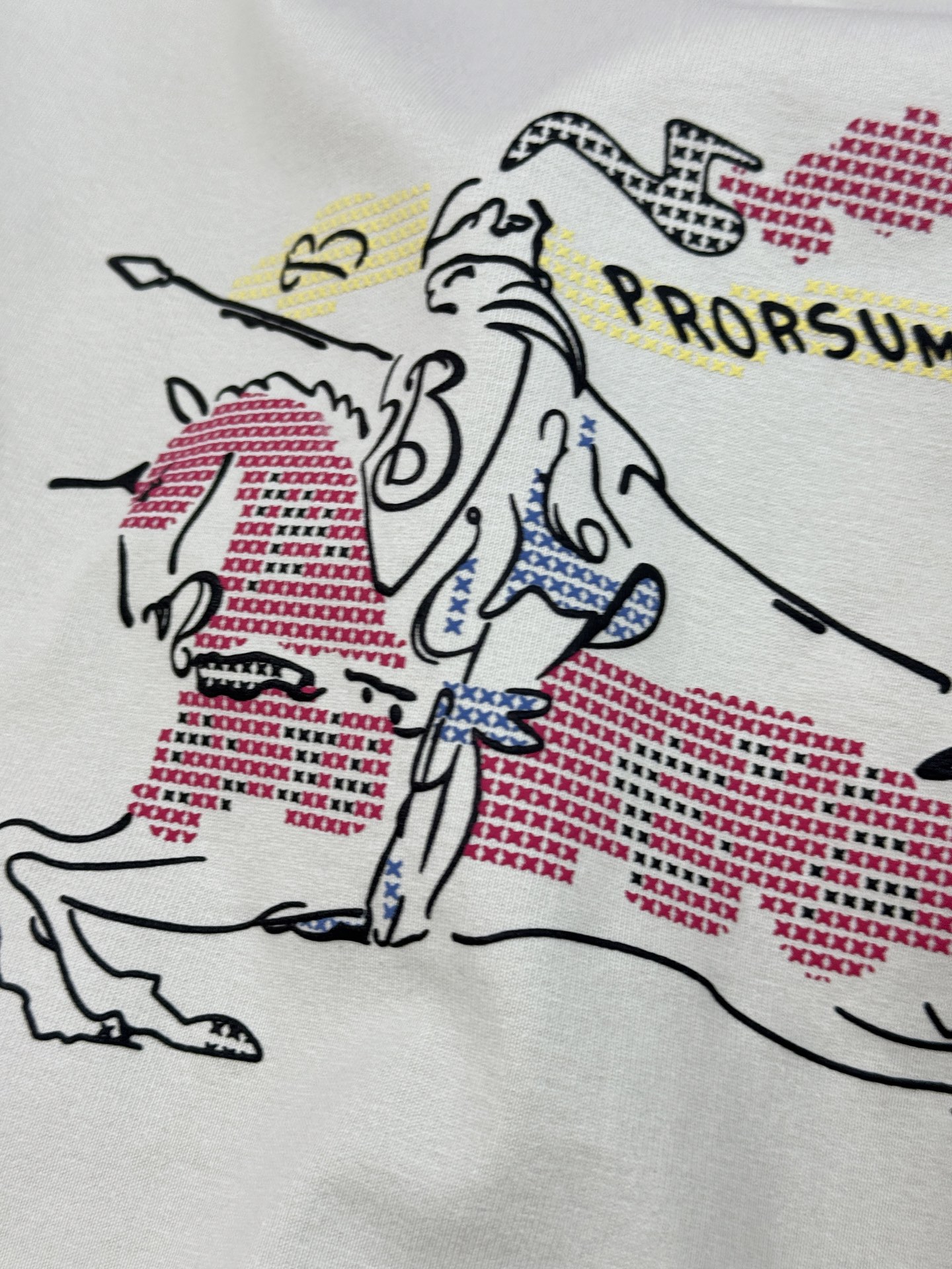 。🌾 BBR巴宝莉26s新款潮牌T恤.男女同款❤️经典战马图形.高温立体烫画工艺.纯棉材质柔软透气，日常