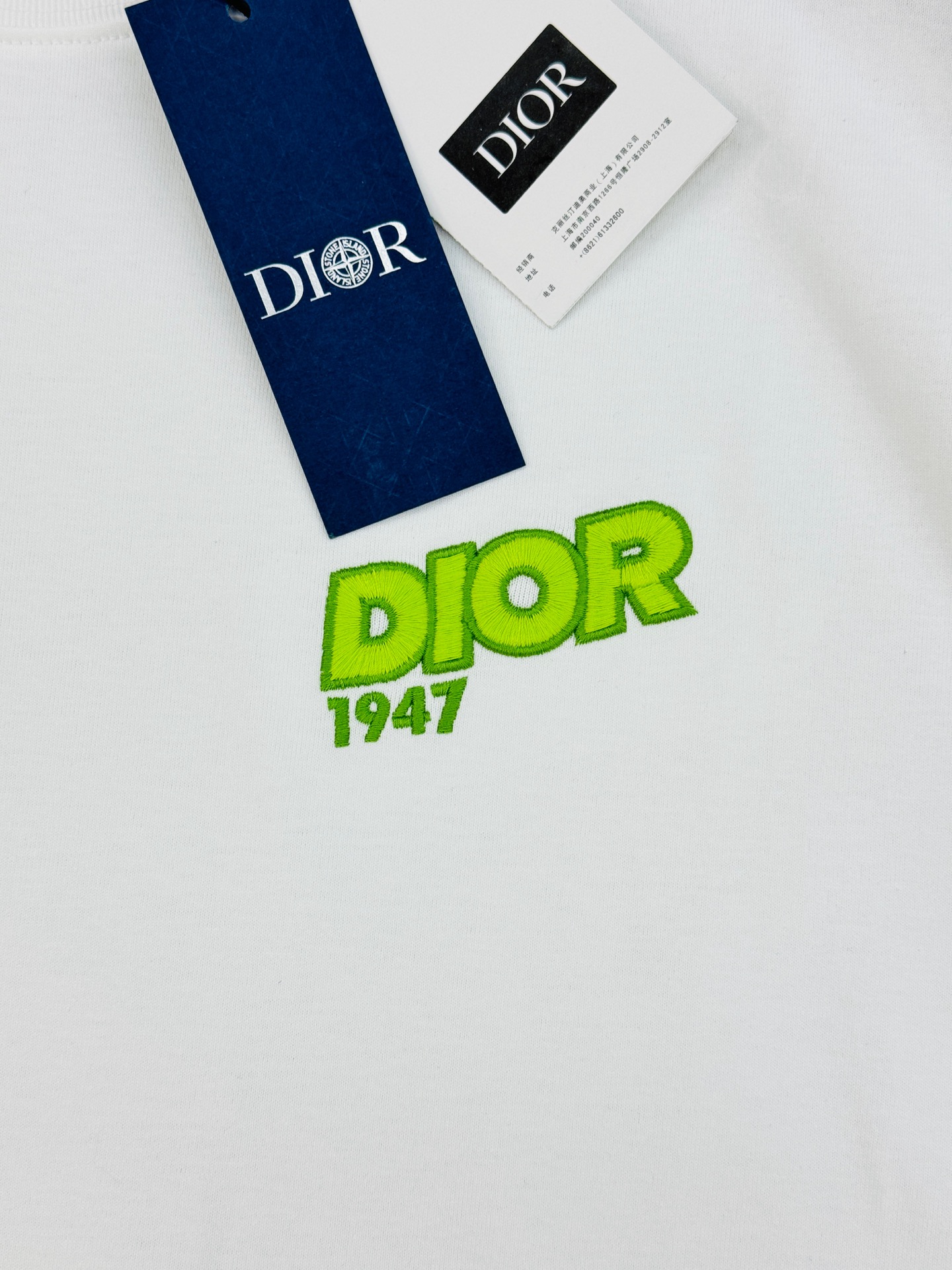 。🌾 Dior1947系列.迪奥26s新款潮牌T恤.男女同款❤️采用100%纯棉，柔软透气，夏天穿超舒服