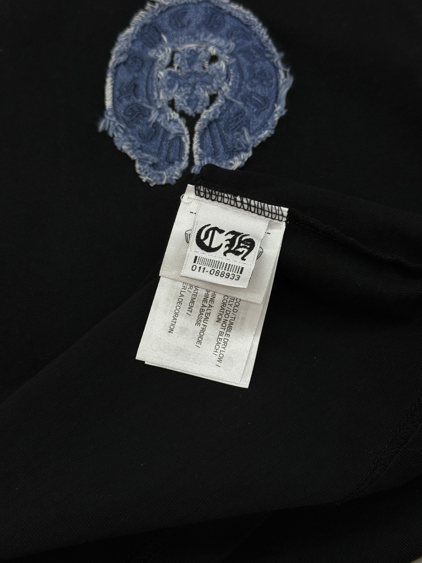 。🌾 Chrome Hearts 克罗心26s新品潮牌T恤.男女同款❤️双面品牌字母标识绣花设计.双面大