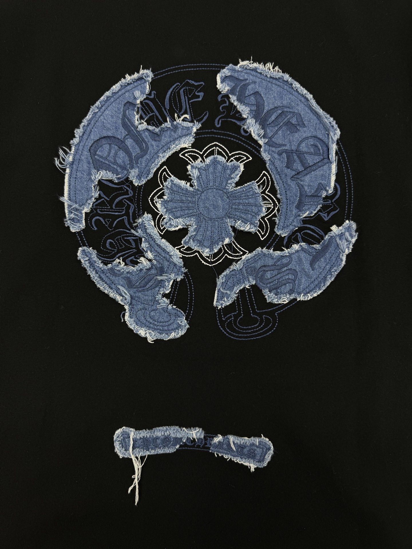 。🌾 Chrome Hearts 克罗心26s新品潮牌T恤.男女同款❤️双面品牌字母标识绣花设计.双面大