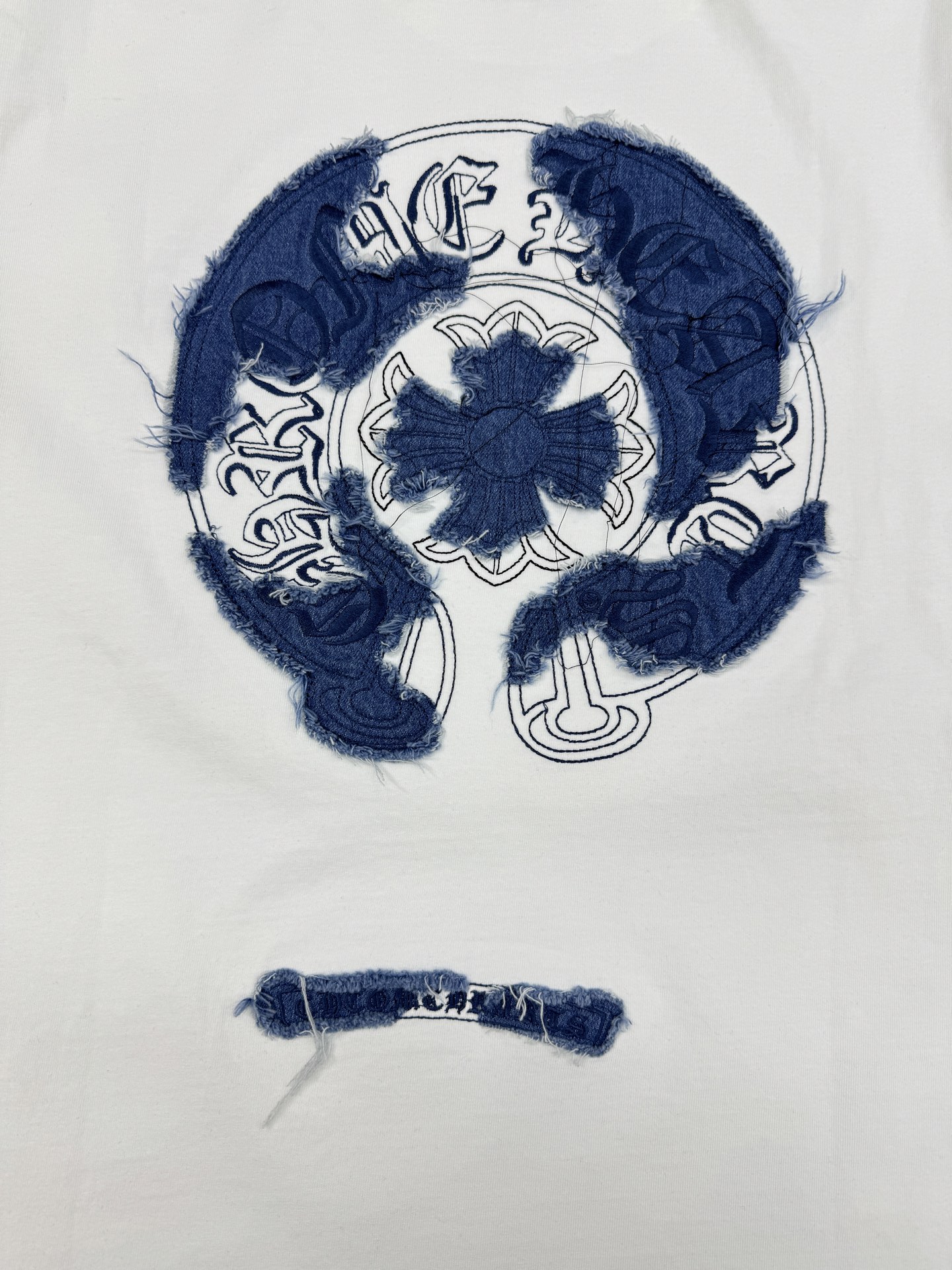 。🌾 Chrome Hearts 克罗心26s新品潮牌T恤.男女同款❤️双面品牌字母标识绣花设计.双面大