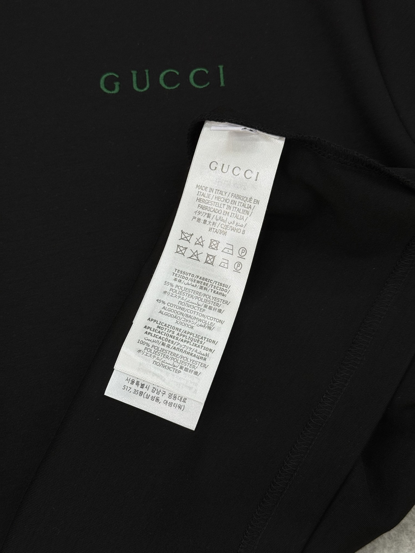 顶级颜值担当！GUCC*新款莫代尔长袖T恤.当季颜值担当.经典红绿条G家流行色来了～领口袖口酒红绿定织拼