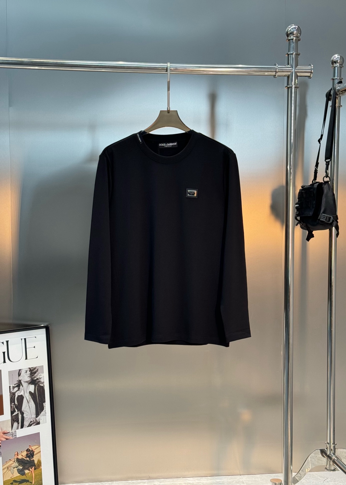 D&G*杜嘉班纳男士莫代尔长袖T恤❤️经典推荐！优选300g莫代尔棉.婴儿的触碰感觉，入手必定回购！！！