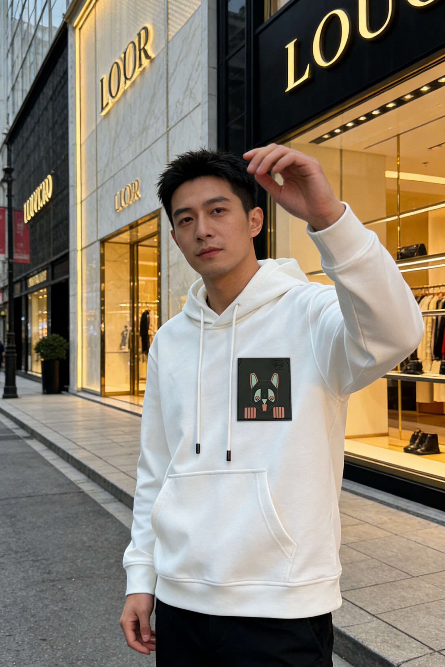 LOEWE x Louis Wain联名猫咪连帽卫衣❤️LOEWE和英国插画家Louis Wain联名猫