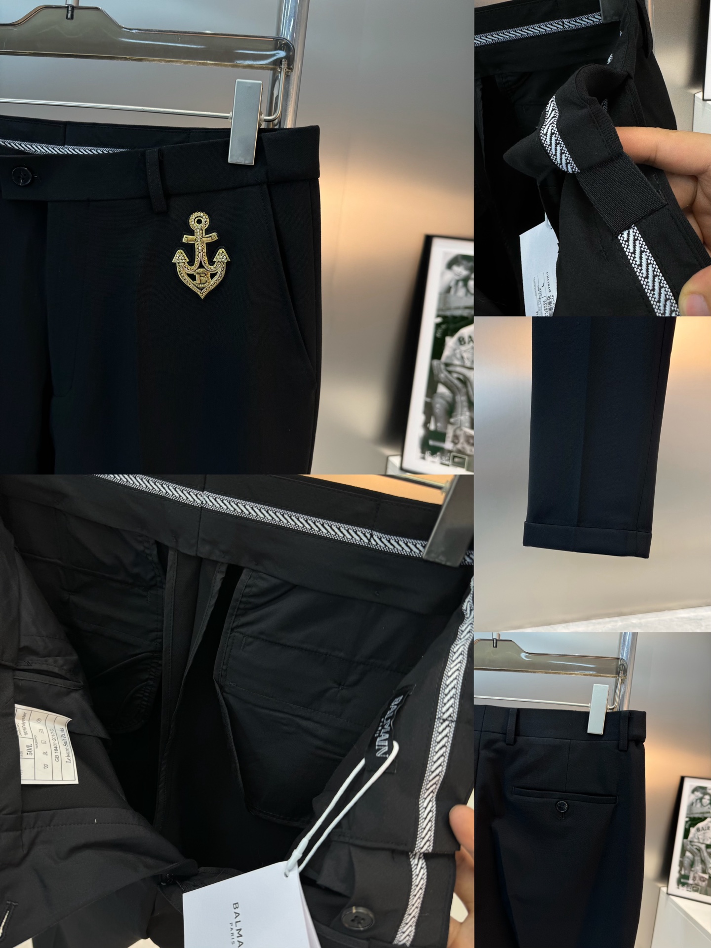 BALMAIN*巴尔曼新款男士商务套西！超高端顶尖一线成衣手工系列，西装领域里的佼佼者，世界公认的顶级面