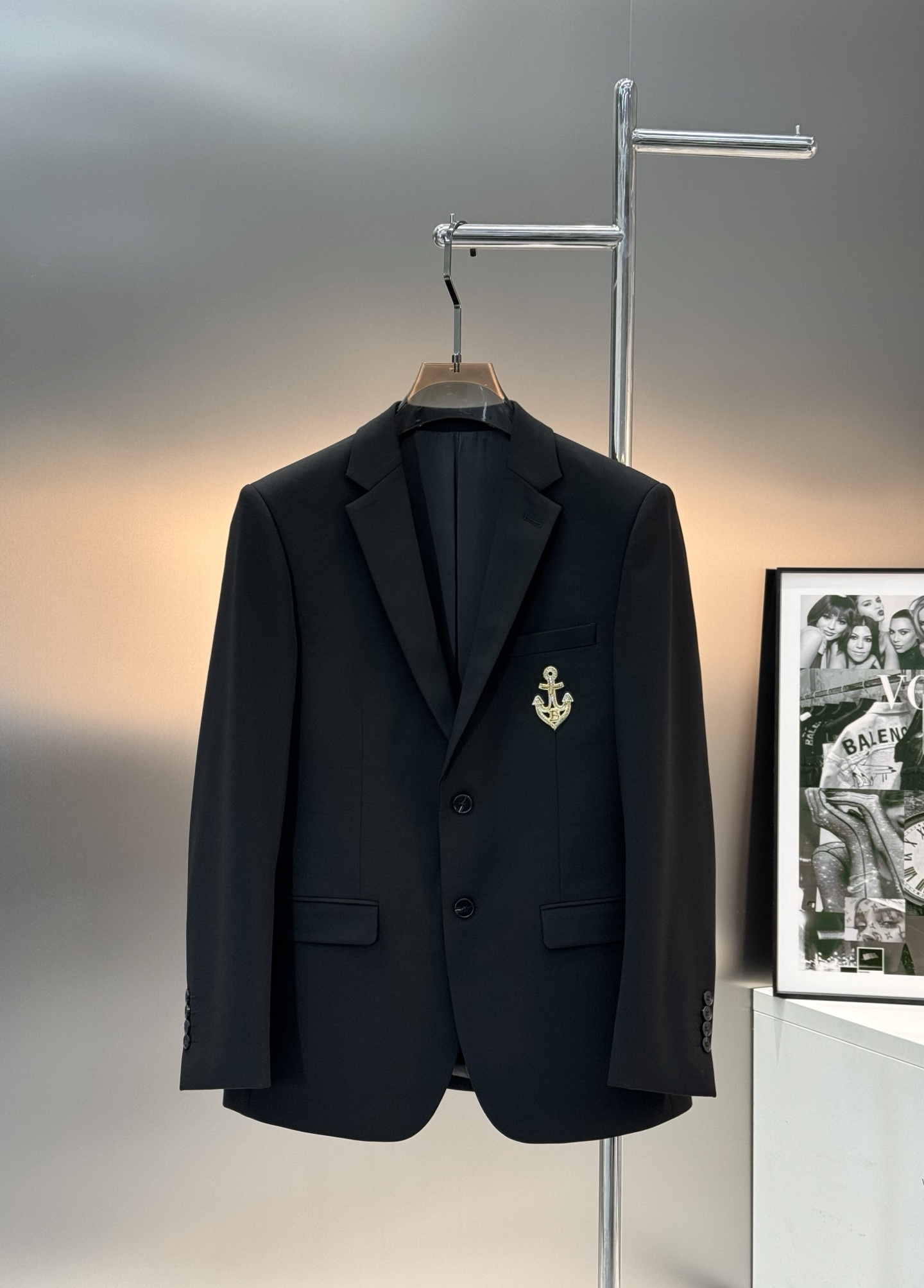 BALMAIN*巴尔曼新款男士商务套西！超高端顶尖一线成衣手工系列，西装领域里的佼佼者，世界公认的顶级面
