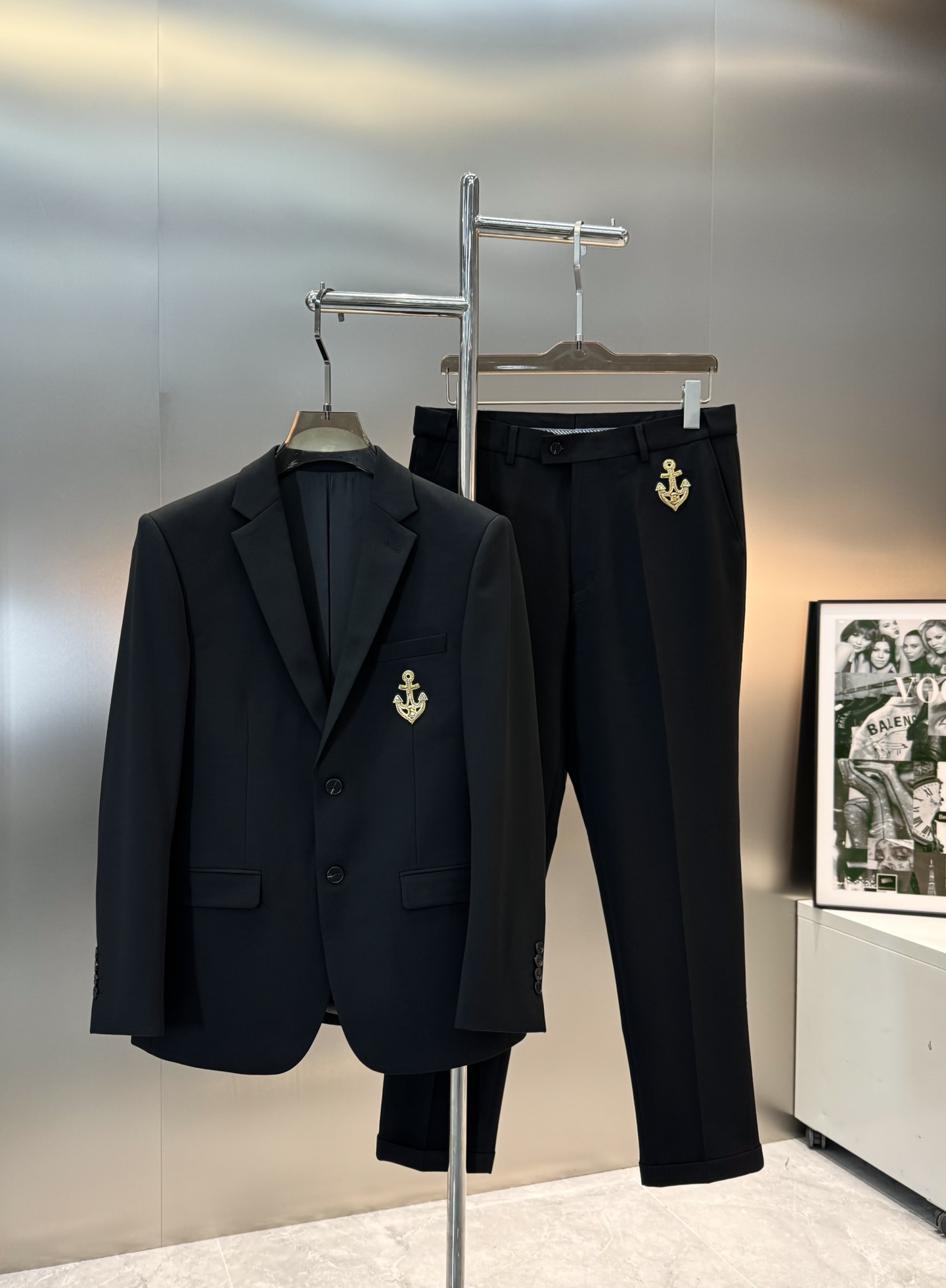 BALMAIN*巴尔曼新款男士商务套西！超高端顶尖一线成衣手工系列，西装领域里的佼佼者，世界公认的顶级面