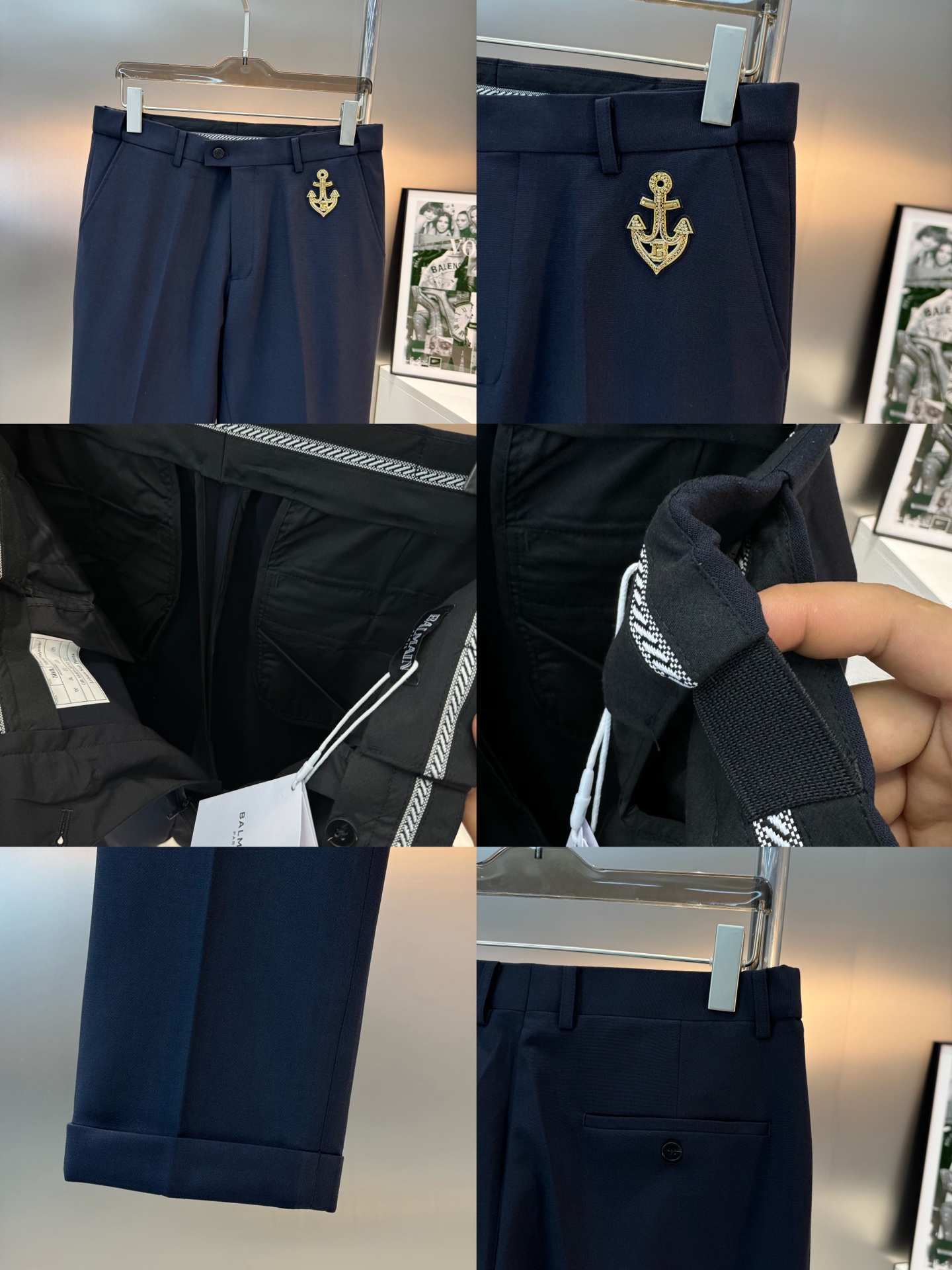 BALMAIN*巴尔曼新款男士商务套西！超高端顶尖一线成衣手工系列，西装领域里的佼佼者，世界公认的顶级面