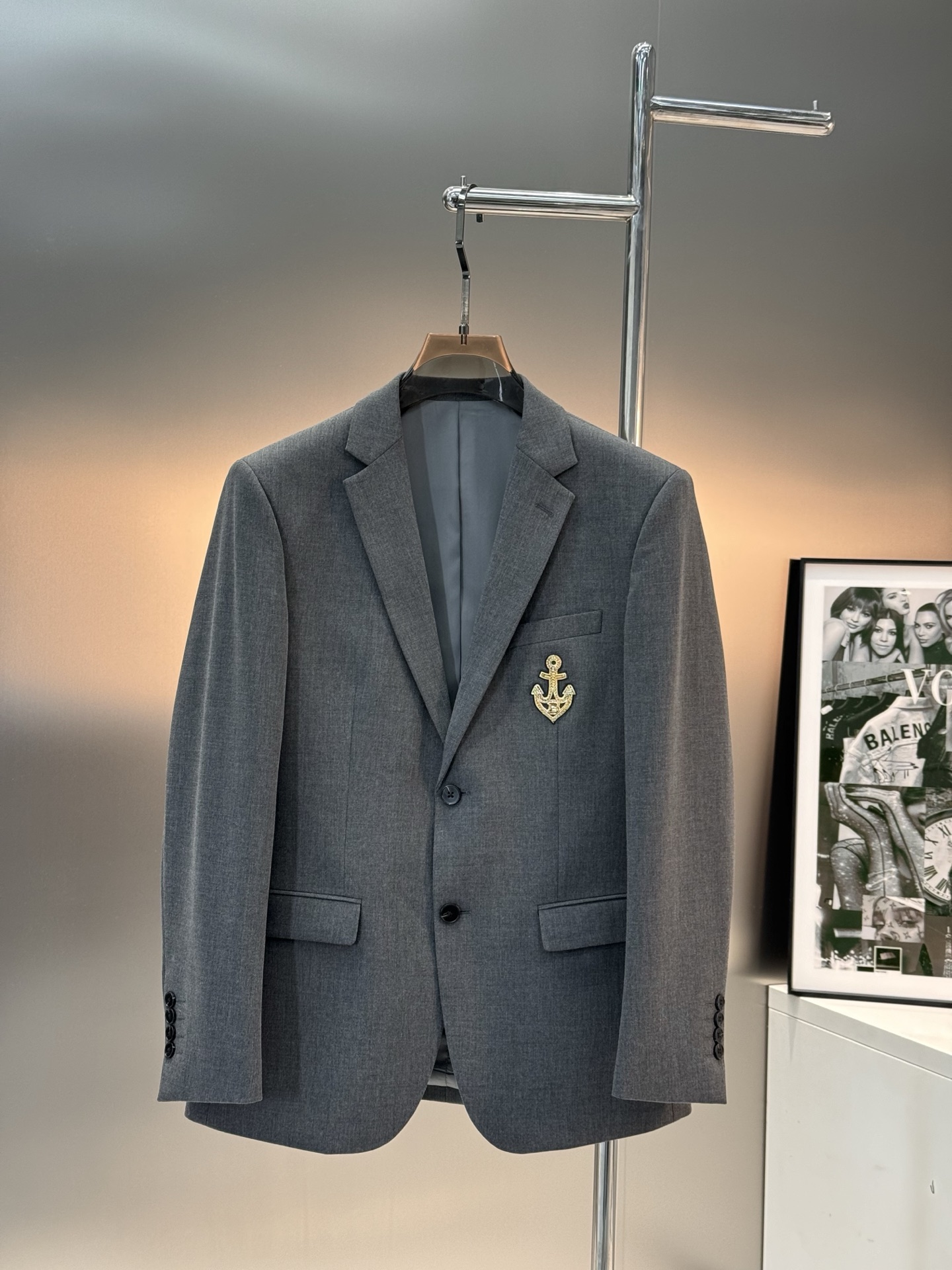 BALMAIN*巴尔曼新款男士商务套西！超高端顶尖一线成衣手工系列，西装领域里的佼佼者，世界公认的顶级面