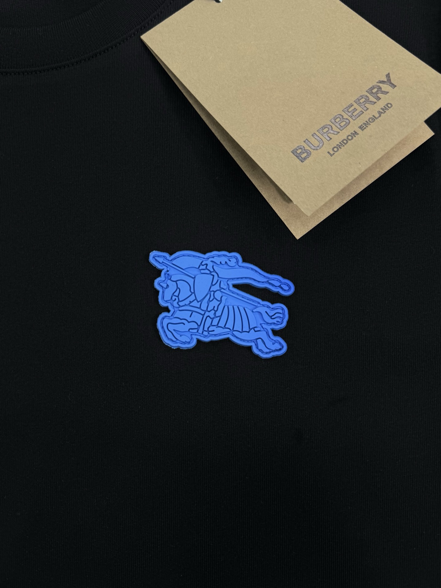 BBR*巴宝莉经典圆领T恤.战马造型简单基础款！优秀品质和当代流行元素搭配.前胸立体3D硅胶质感LOGO