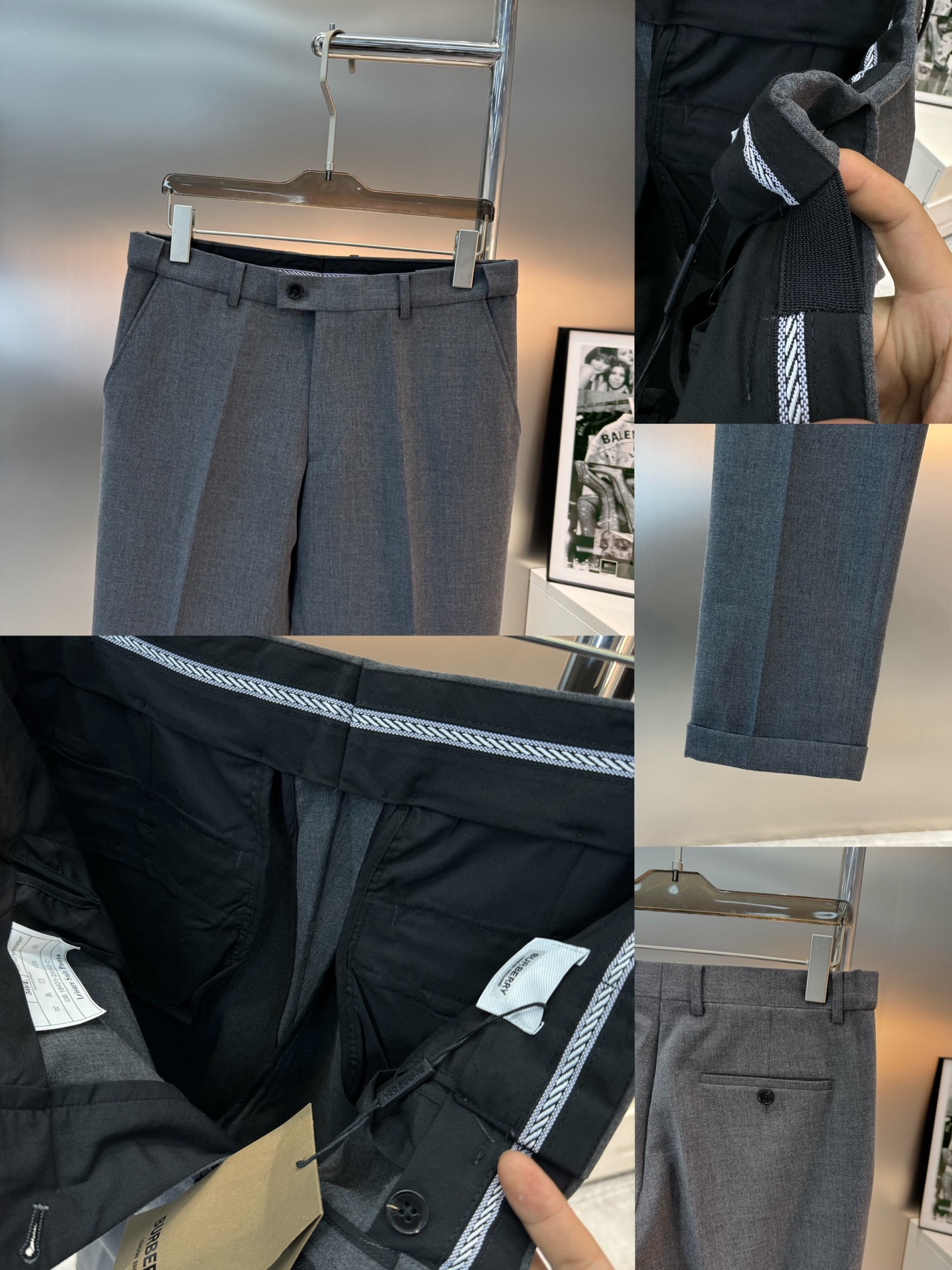 BBR*巴宝莉新款男士商务套西！超高端顶尖一线成衣手工系列，西装领域里的佼佼者，世界公认的顶级面料和工艺