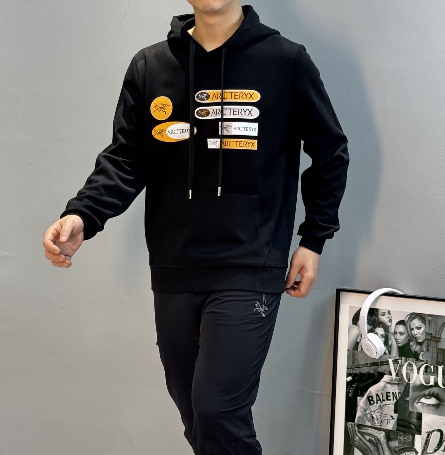 ARC‘TERYX始祖鸟新款连帽卫衣.25s秋冬原单爆款🔥男女同款！胸口品牌字母图形标识.高温烫画工艺.