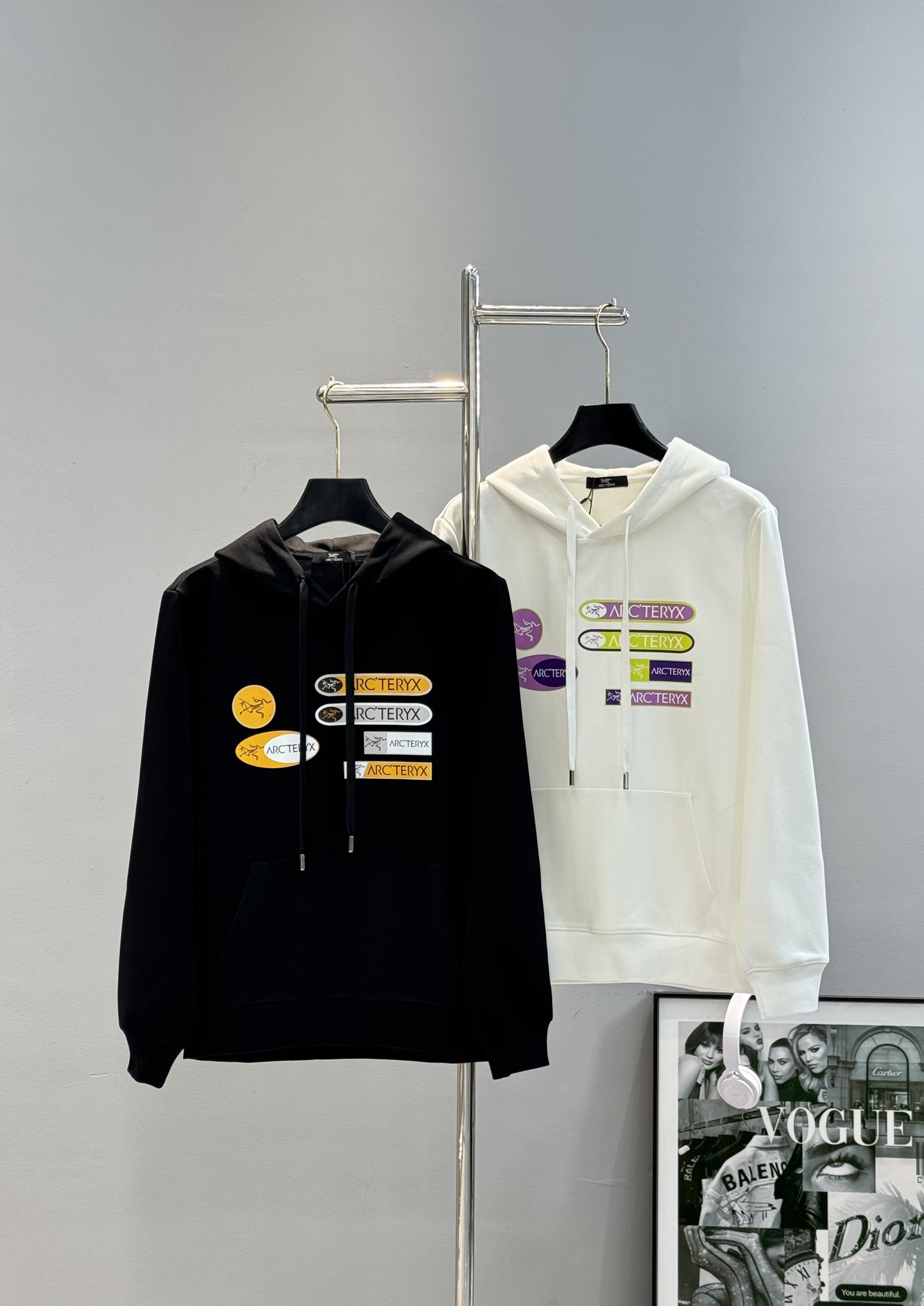 ARC‘TERYX始祖鸟新款连帽卫衣.25s秋冬原单爆款🔥男女同款！胸口品牌字母图形标识.高温烫画工艺.