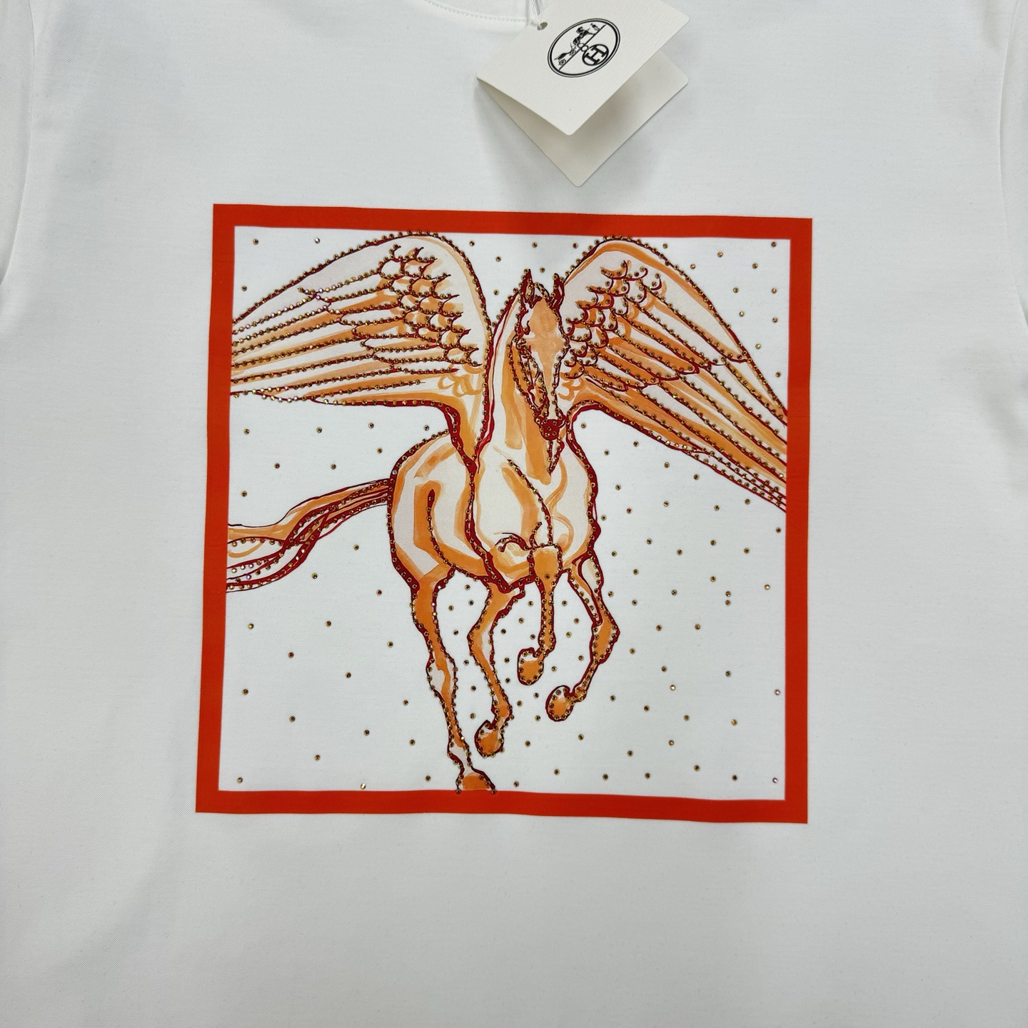 HERM*S爱马仕新款丝光棉T恤.新品为全新系列注入满满活力，这款单品用心甄选200g丝光棉面料制成，面