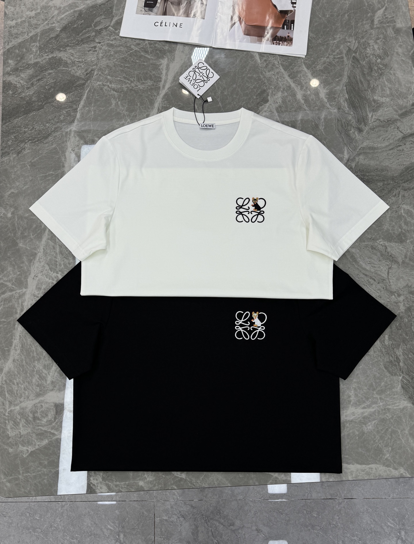 LOEWE*罗意威Louis Wain联名猫T恤.26s新品春夏与插画师LouisWain联名短袖T恤，