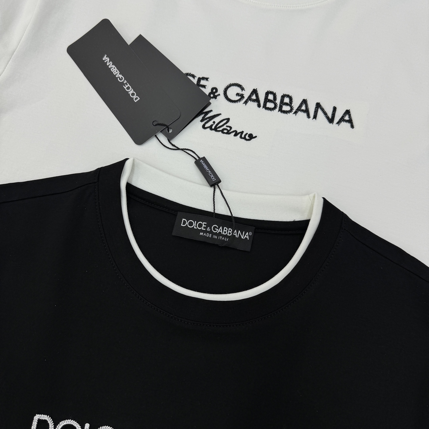 D&G杜嘉班纳26s新品丝光棉T恤.胸前