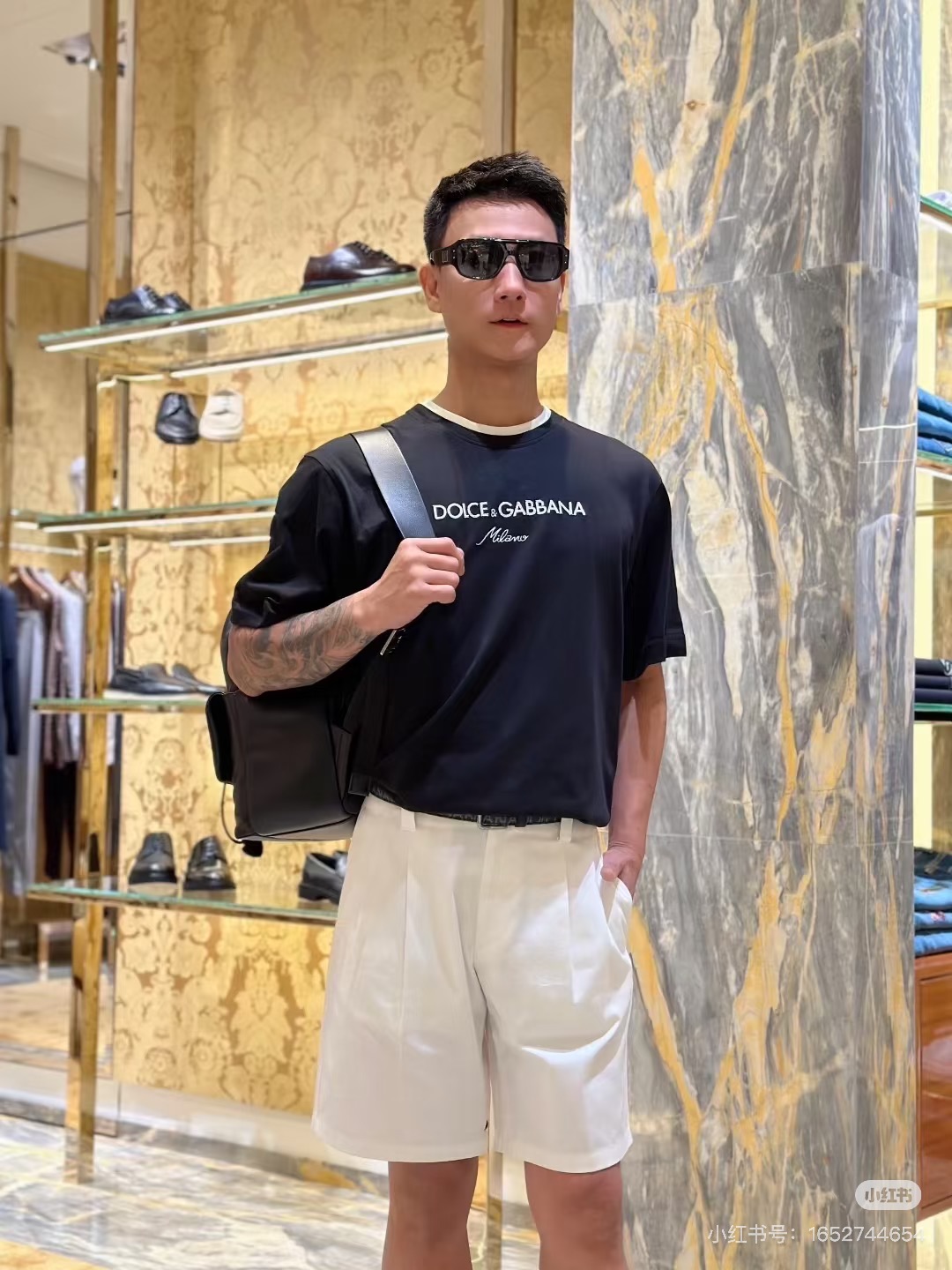 D&G杜嘉班纳26s新品丝光棉T恤.胸前