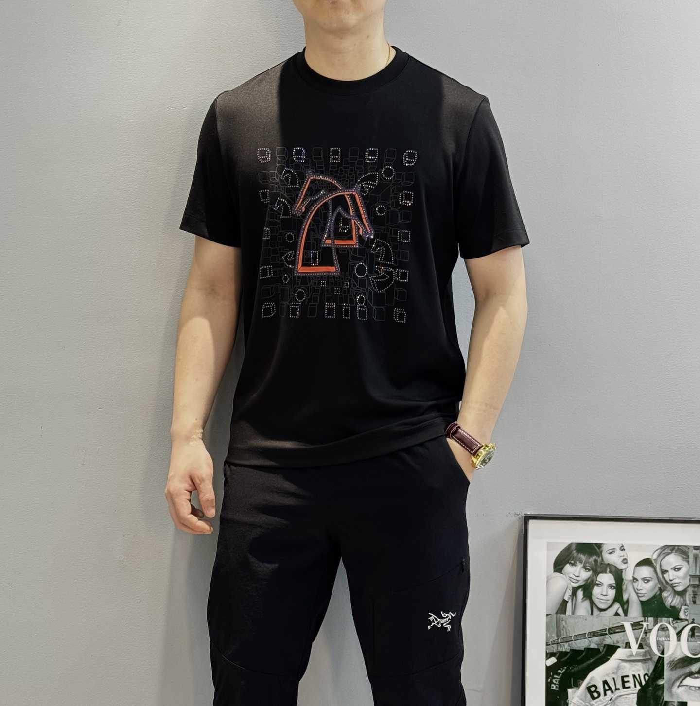 HERM*S爱马仕新款丝光棉T恤.新品为全新系列注入满满活力，这款单品用心甄选200g丝光棉面料制成，面