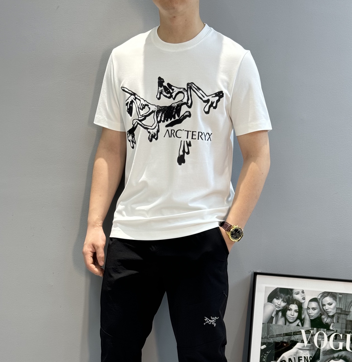 ARC'TERY*始祖-鸟🐦夏季丝光短袖..优选200g丝光棉质面料，裁剪工艺到位没有任何的拖泥带水，上