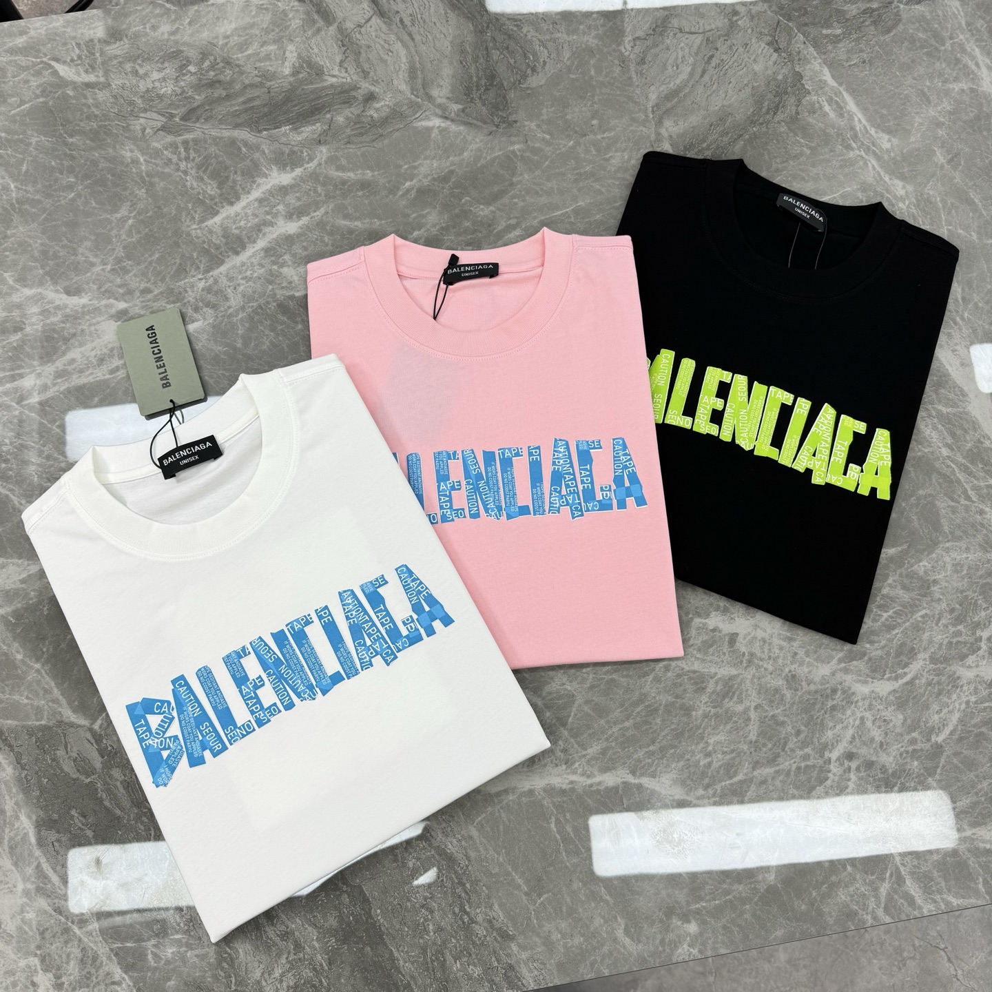 。🌾 BALENCIAG*巴黎世家新款潮牌T恤.男女同款推荐！280g纯棉面料.定制螺纹.面料柔软舒适.
