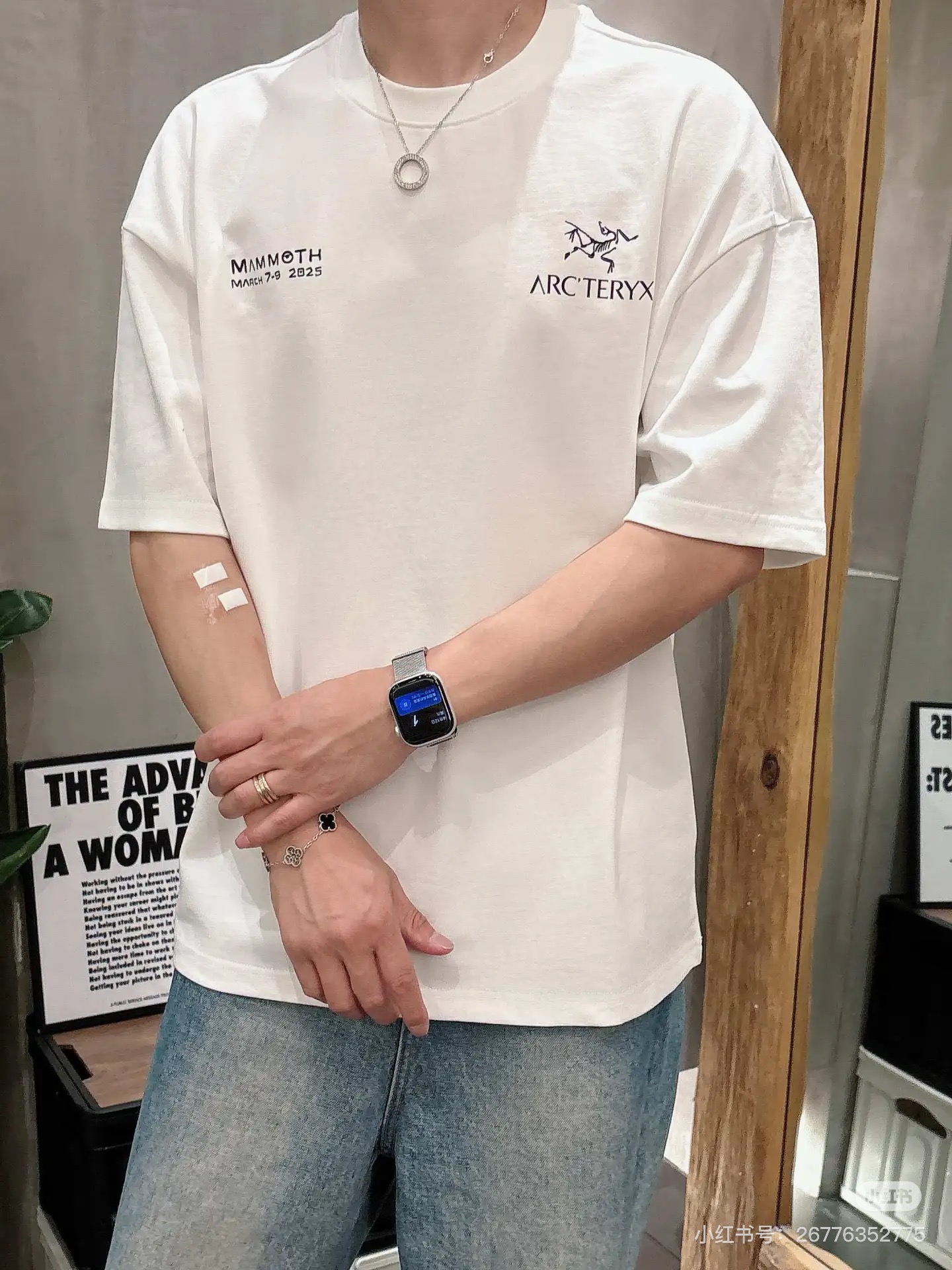 。🌾 ARC'TERY*始祖-鸟鸟潮牌爆款推荐🔥联名款猛犸象🦣男女同款！高品质高版本，此款胸前及后背Lo