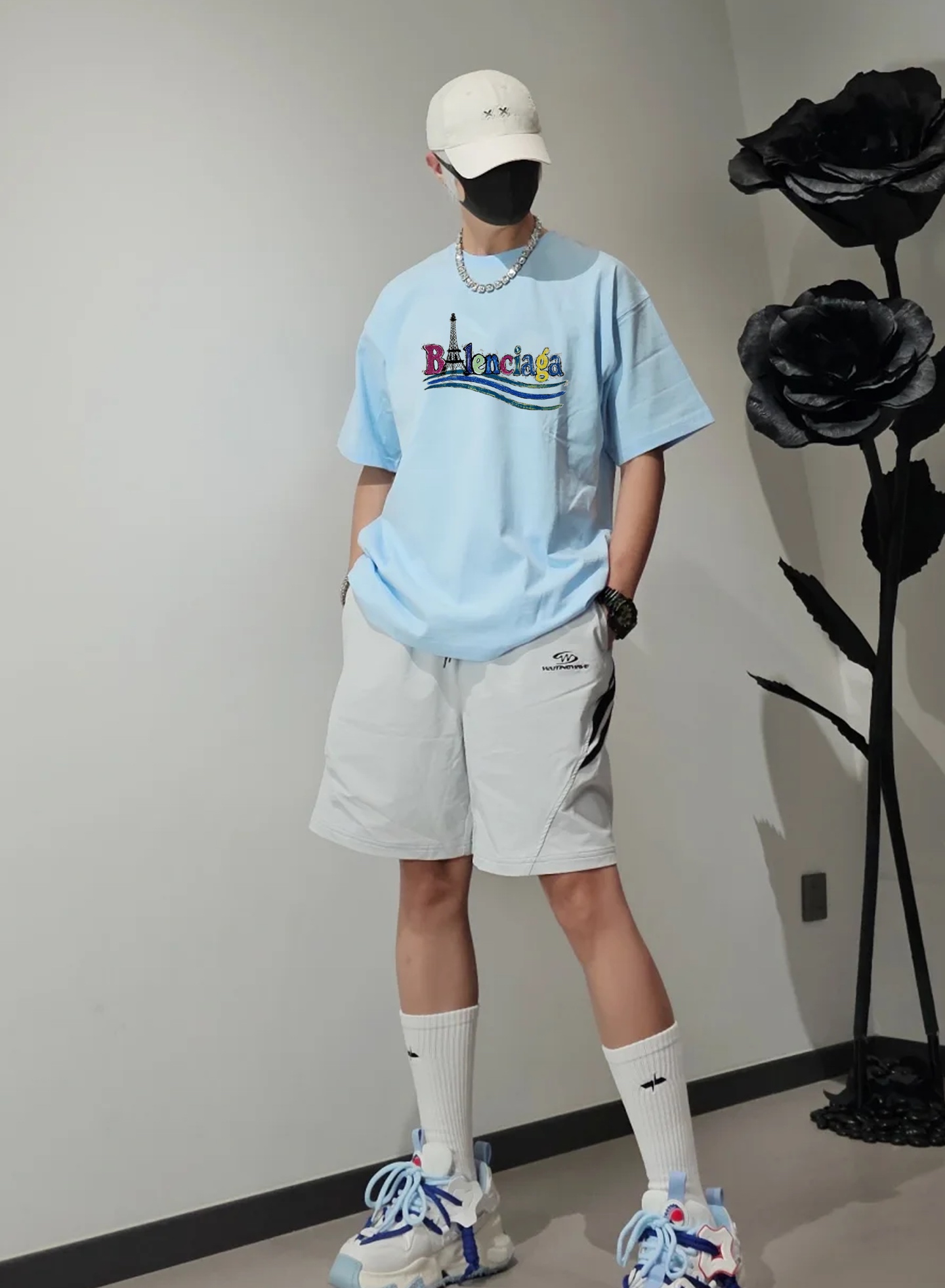 。🌾 Balenciag*巴黎世家新款潮牌可乐logoT恤.男女同款！os版型真的很迷人.新款面料230