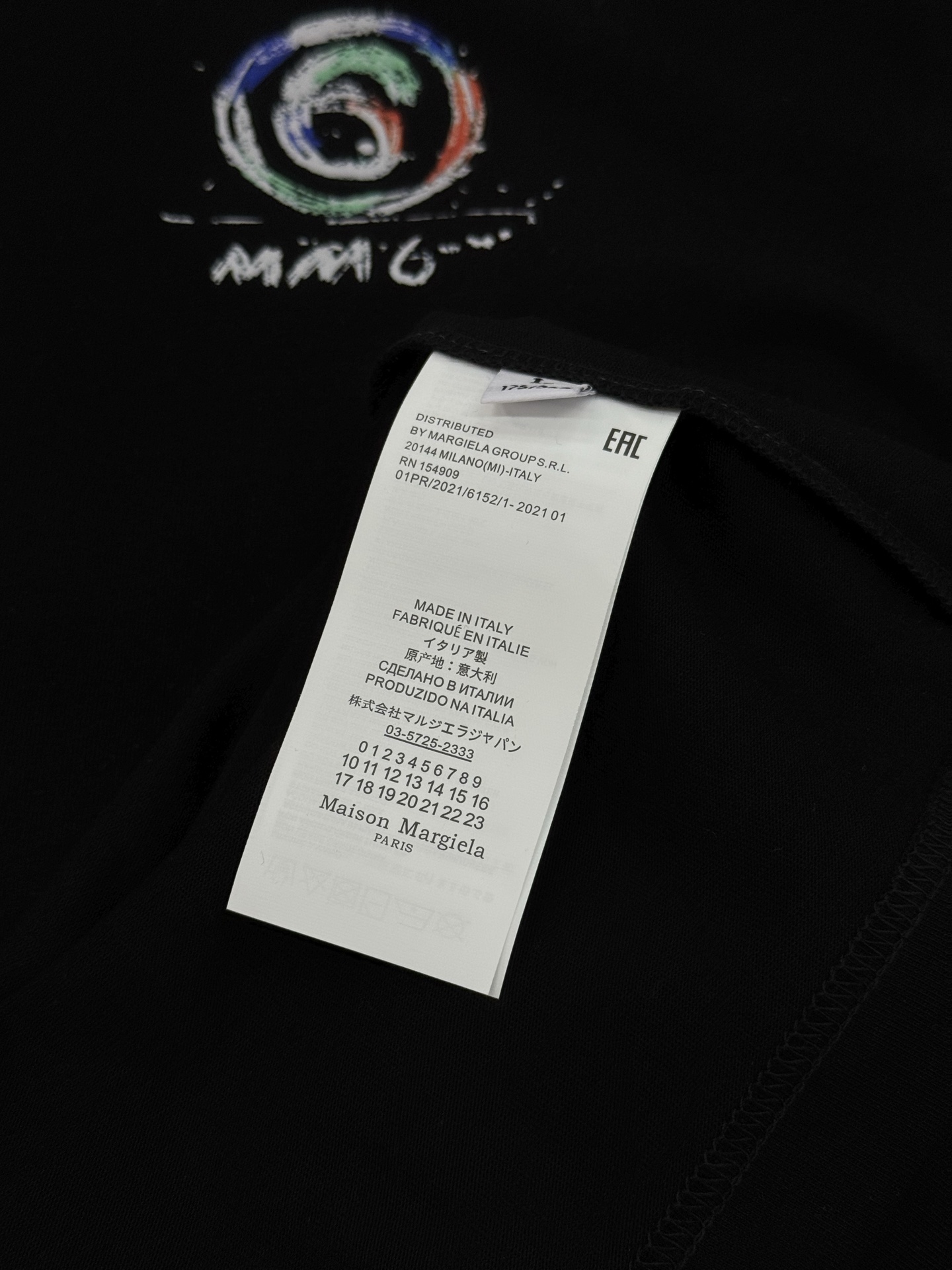 。🌾 Maison Margiela新款潮牌圆领T恤.男女同款！马吉拉经典图形字母设计.特别之作！双面立