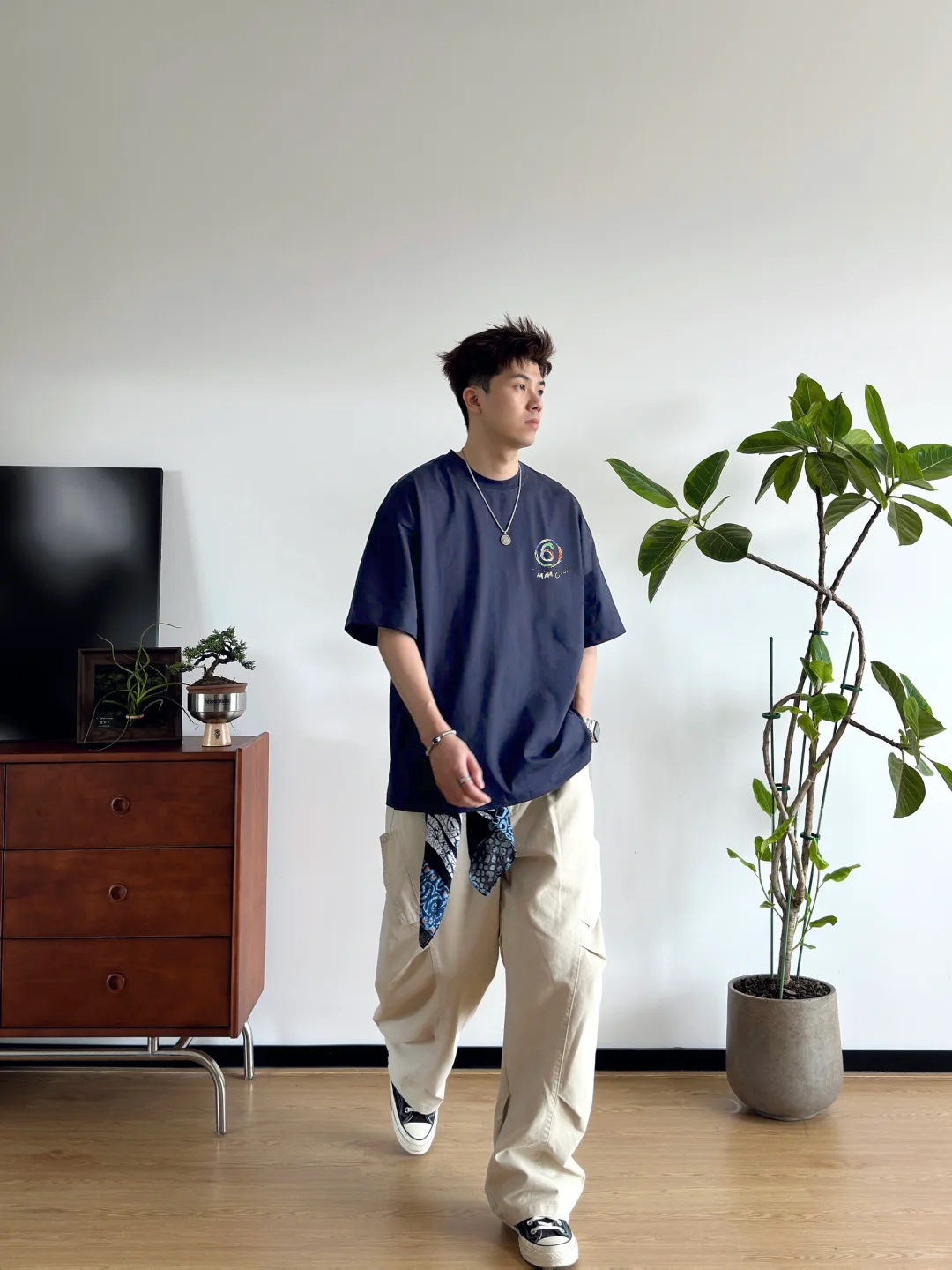 。🌾 Maison Margiela新款潮牌圆领T恤.男女同款！马吉拉经典图形字母设计.特别之作！双面立