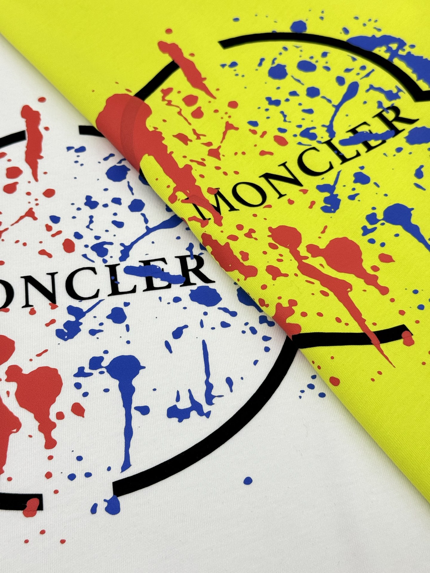 。🌾 Moncle*蒙口新款潮牌T恤.男女同款！胸口经典品牌图形立体视觉.经典款式烫画设计.耐看时尚.2