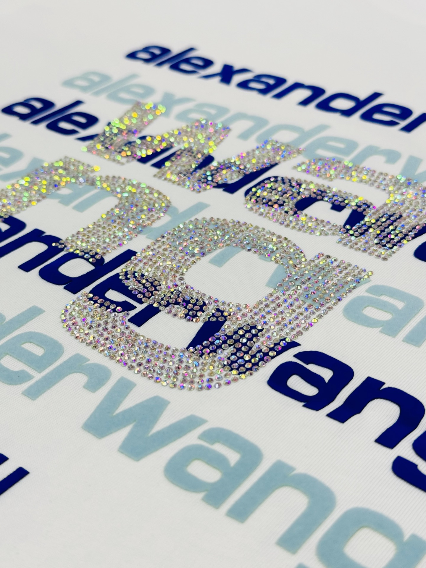 。🌾 Alexa*wang新款亚历山大王圆领T恤.潮牌T恤！男女同款～不同工艺呈现不一样的视觉感受，压花