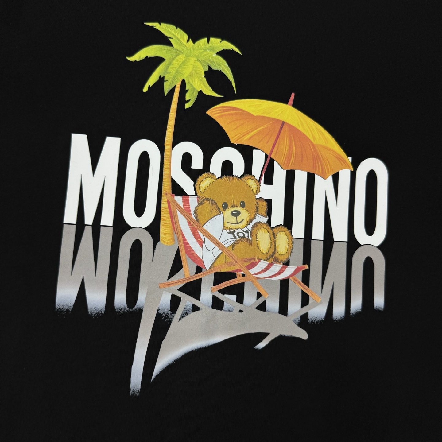 。🌾 MOSCHIN*莫斯奇诺*新款潮牌情侣款T恤.原单推荐！小熊圆领短袖，街头风的新纪…整体图形质感呈