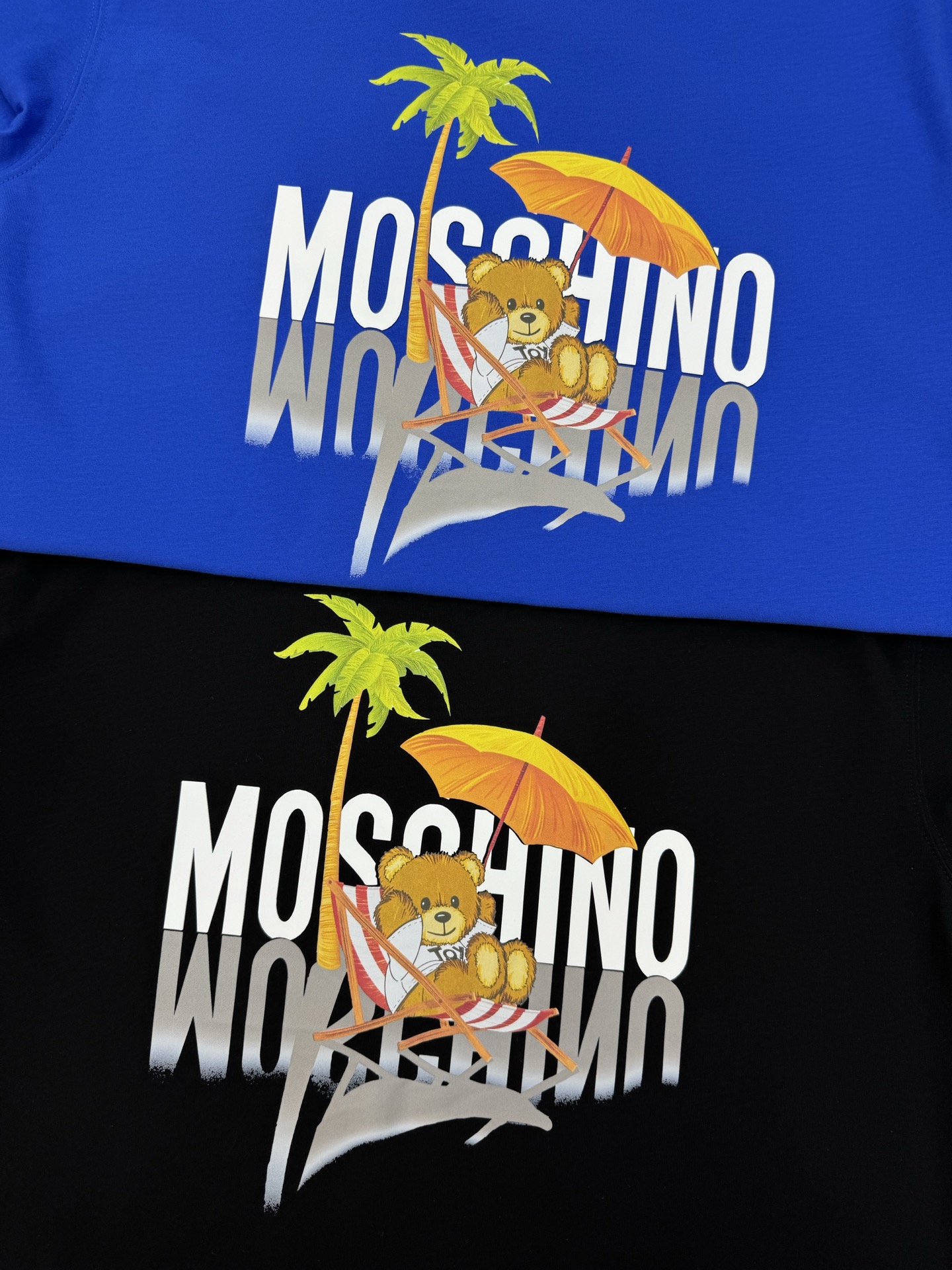 。🌾 MOSCHIN*莫斯奇诺*新款潮牌情侣款T恤.原单推荐！小熊圆领短袖，街头风的新纪…整体图形质感呈