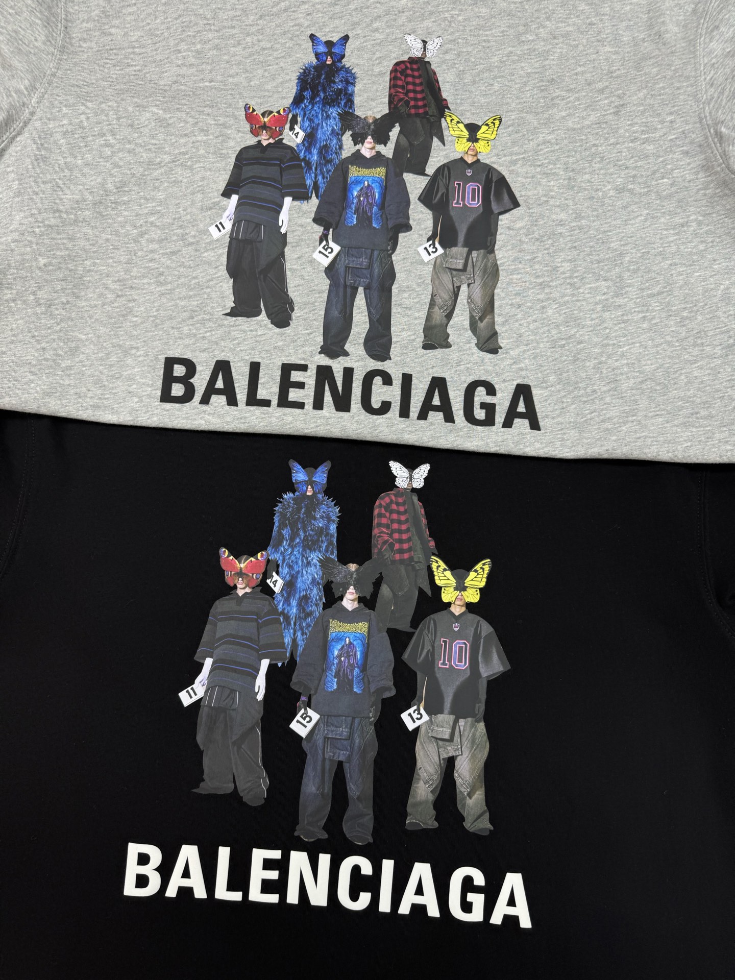 。🌾 Balenciag*巴黎世家新款潮牌圆领T恤.男女同款❤️立体烫画工艺呈现不一样的视觉感受，色彩搭