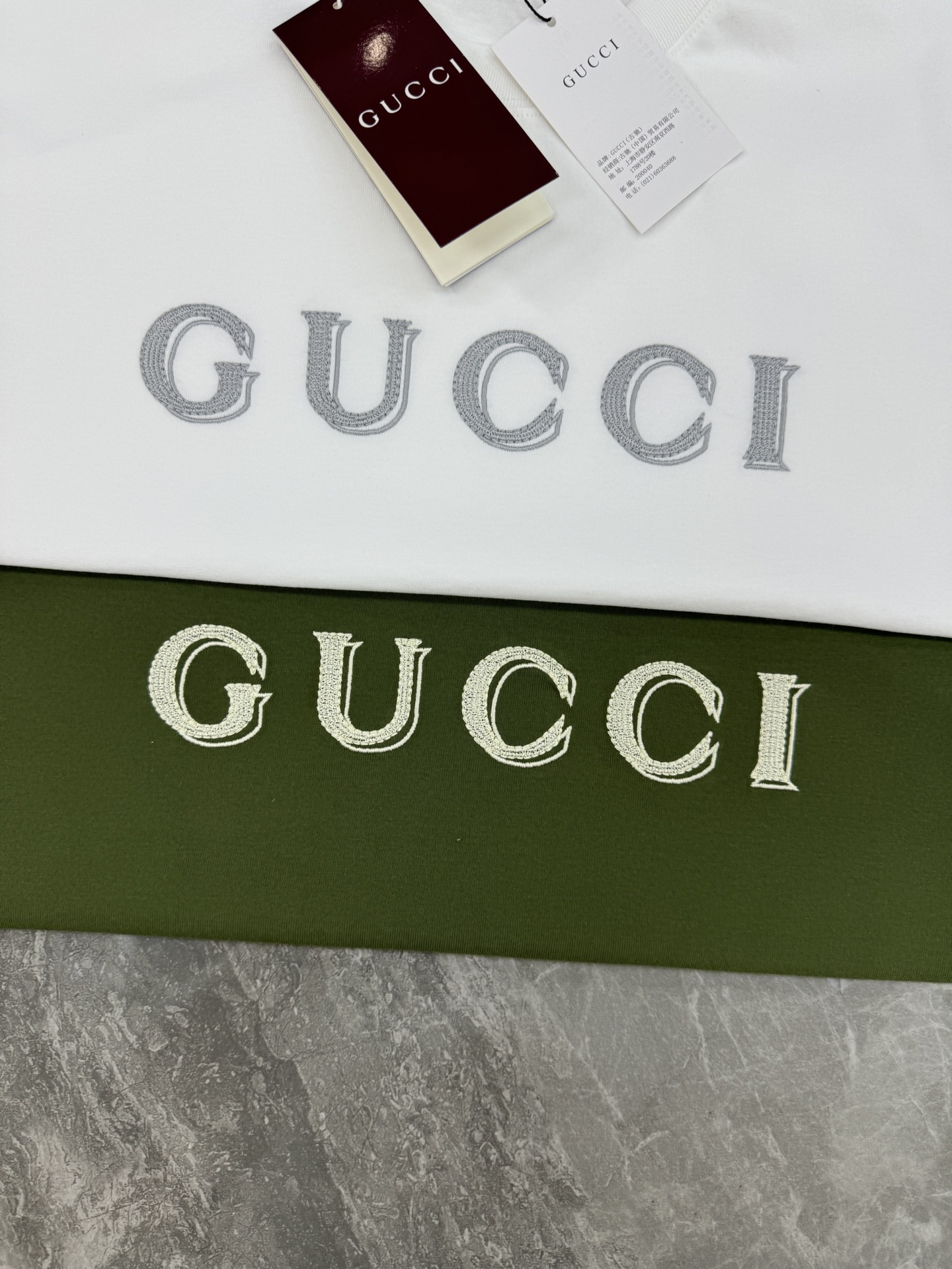 。🌾 Gucci古奇26s新款潮牌刺绣T恤，男女同款❤️260g优质纯棉材质，柔软亲肤，日常穿着超舒适!