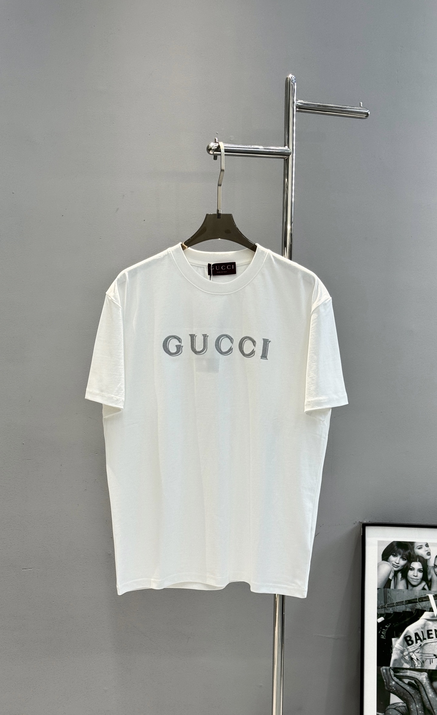 。🌾 Gucci古奇26s新款潮牌刺绣T恤，男女同款❤️260g优质纯棉材质，柔软亲肤，日常穿着超舒适!