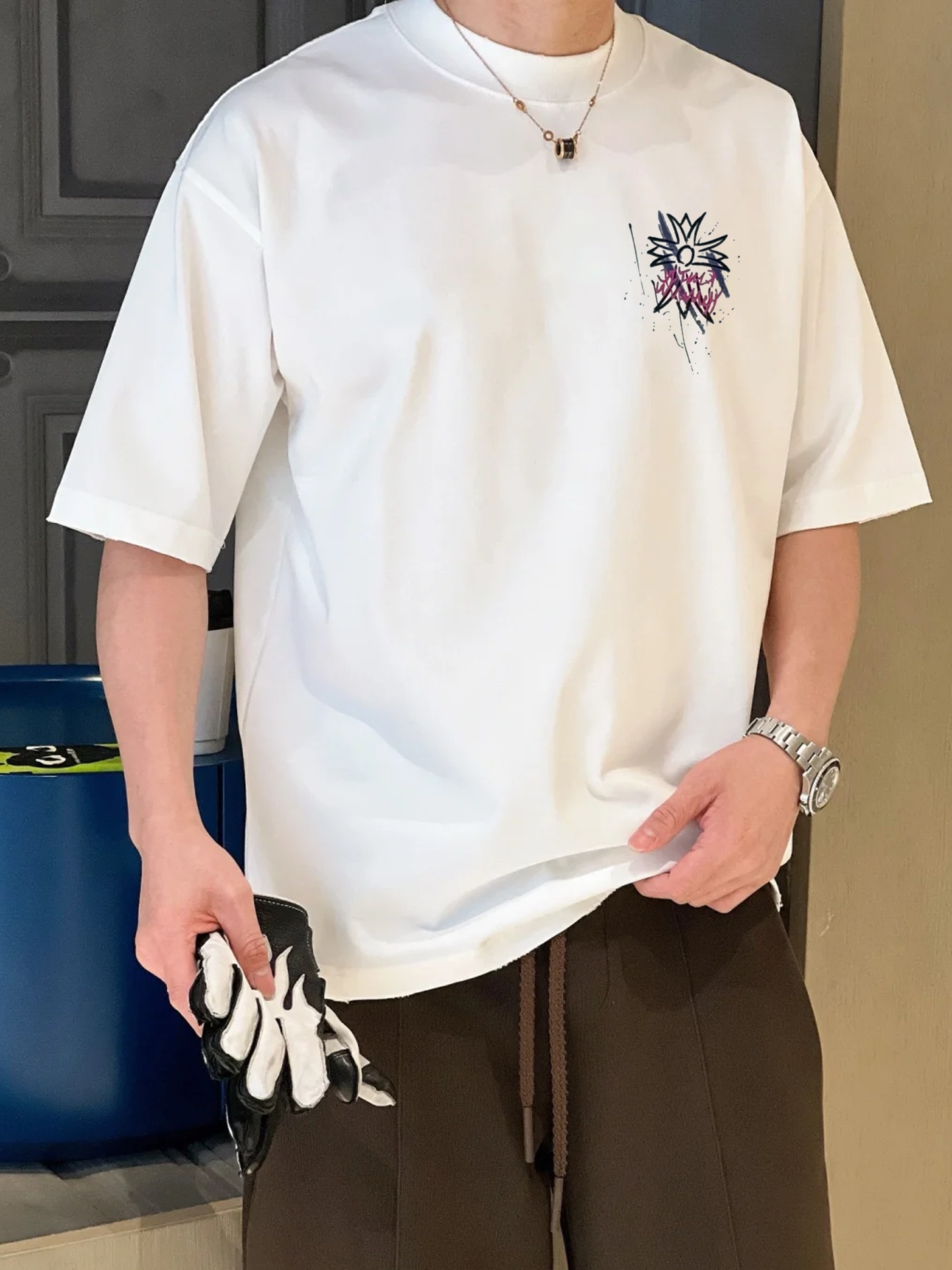 。🌾 顶级颜值担当！ChromeHearts*克罗心新款T恤.男女同款！经典十字造型颜值担当.张扬个性图