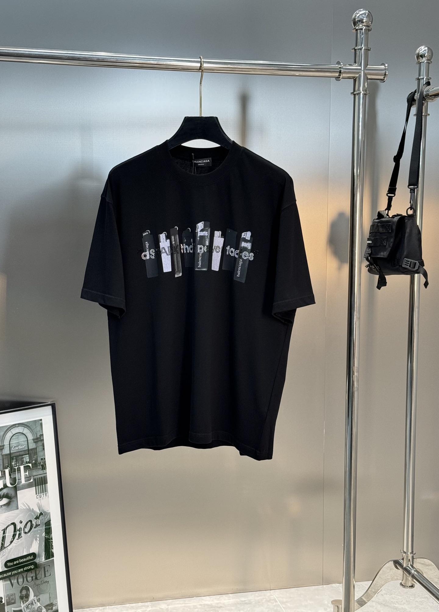 。🌾 BALENCIAG*巴黎世家潮牌新款T恤.男女同款推荐！230g纯棉面料.定制螺纹.面料柔软舒适.