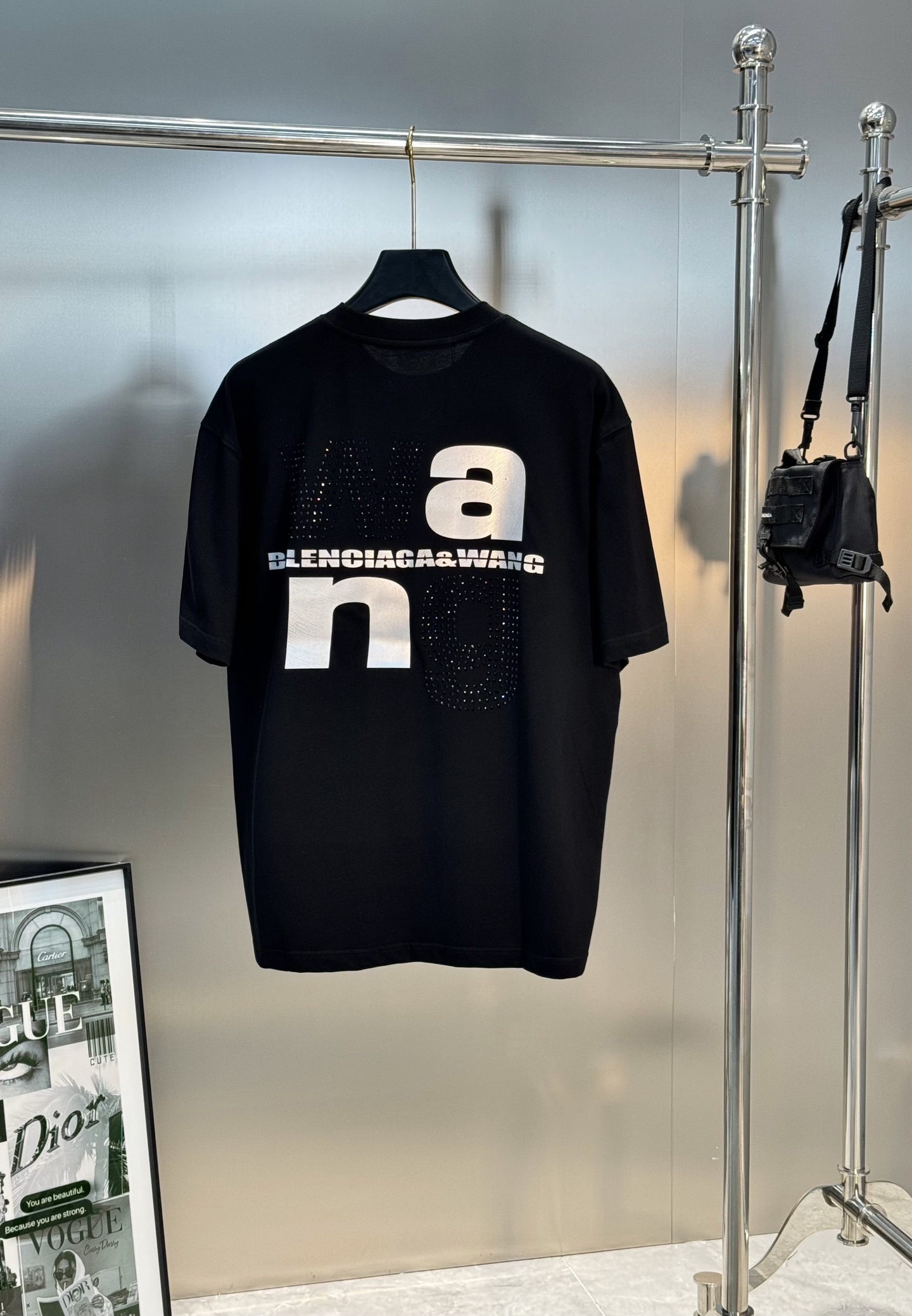 。🌾 Alexa*wang新款亚历山大王潮牌圆领T恤.潮牌T恤！男女同款～不同工艺呈现不一样的视觉感受，