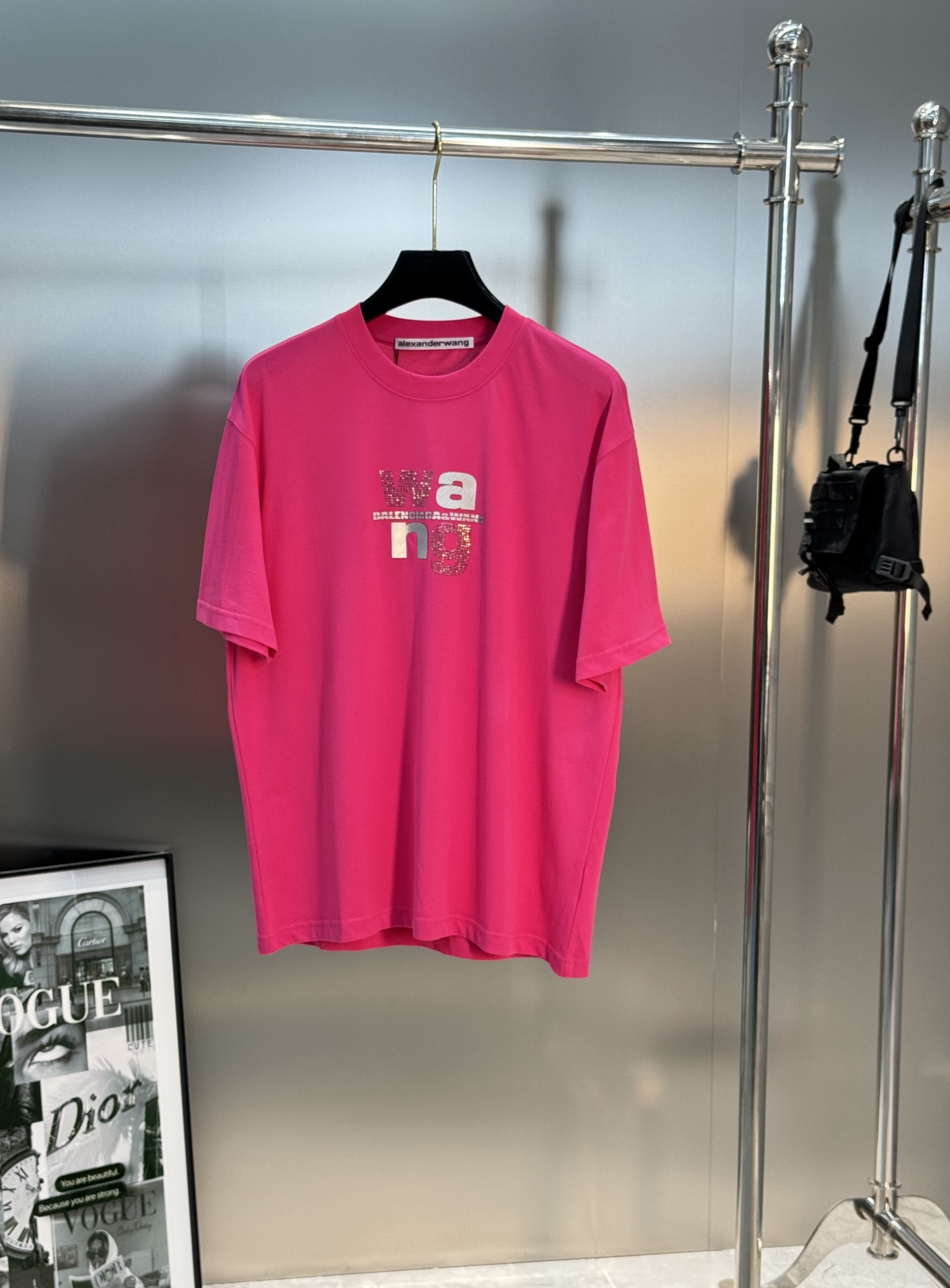 。🌾 Alexa*wang新款亚历山大王潮牌圆领T恤.潮牌T恤！男女同款～不同工艺呈现不一样的视觉感受，