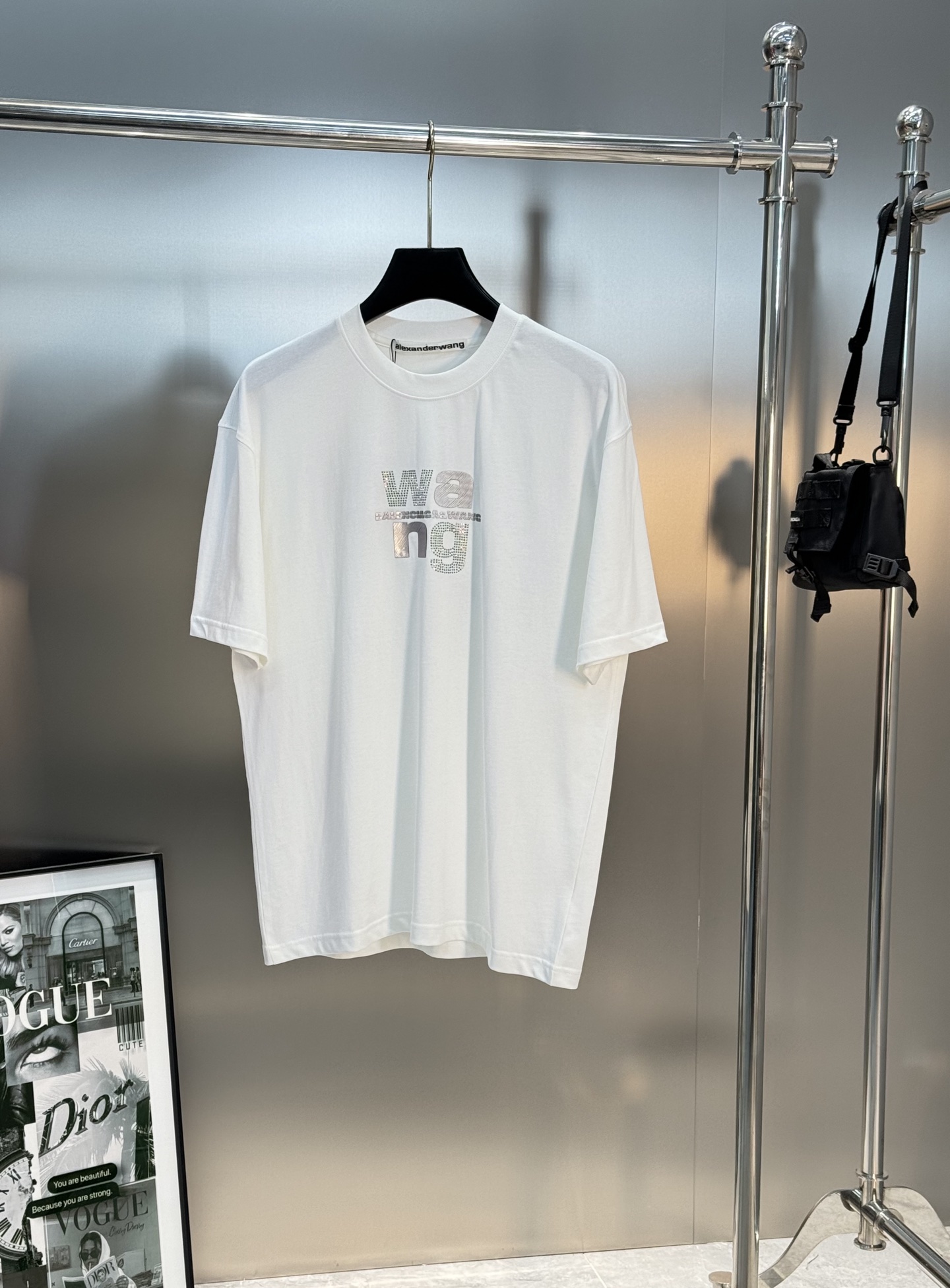 。🌾 Alexa*wang新款亚历山大王潮牌圆领T恤.潮牌T恤！男女同款～不同工艺呈现不一样的视觉感受，