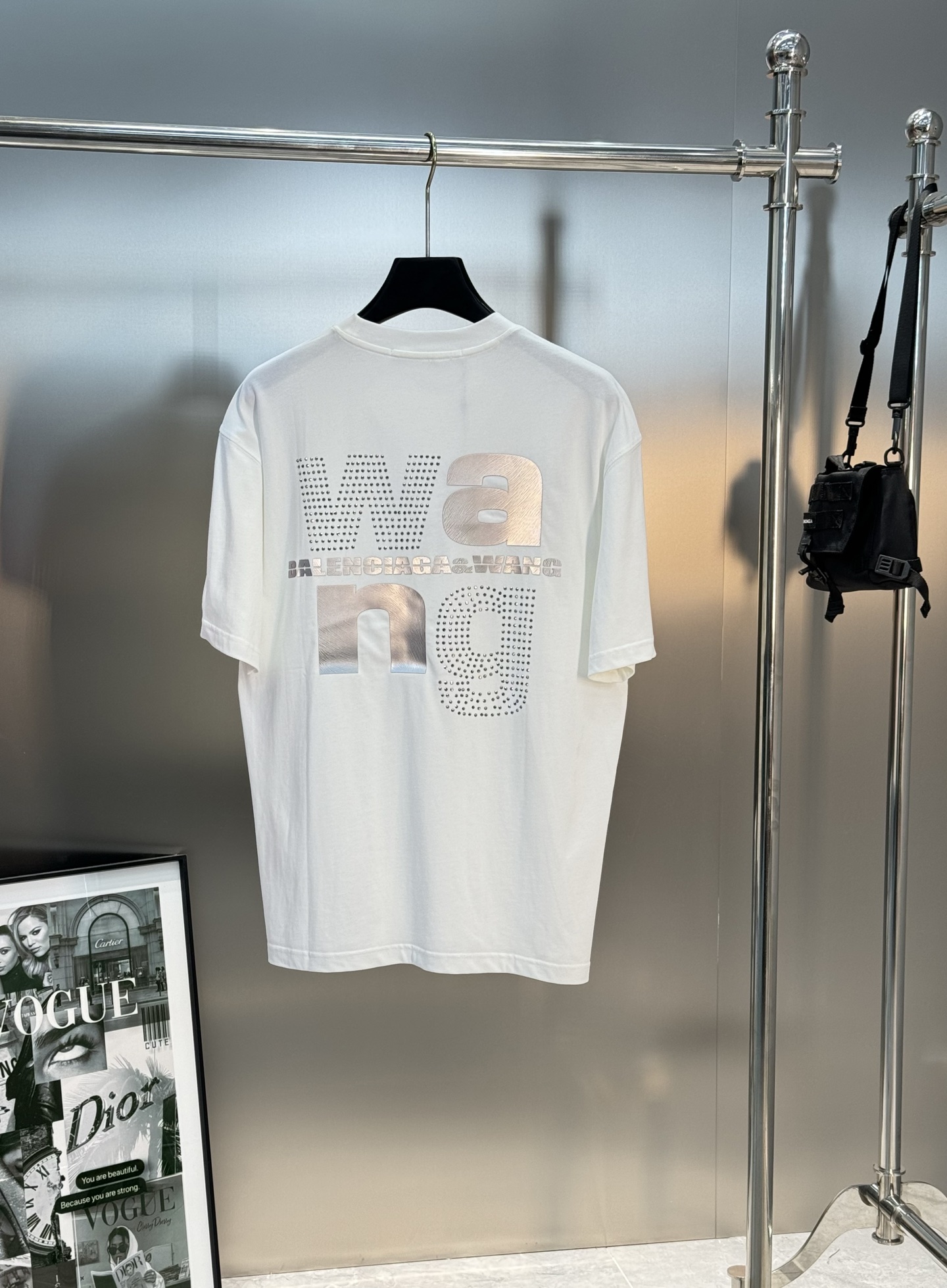 。🌾 Alexa*wang新款亚历山大王潮牌圆领T恤.潮牌T恤！男女同款～不同工艺呈现不一样的视觉感受，