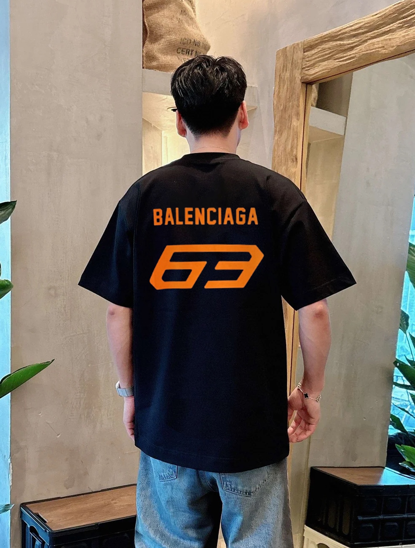 。🌾 Balenciag*巴黎世家新款潮牌T恤.联名款兰博基尼.男女同款❤️os版型真的很迷人.品牌图形