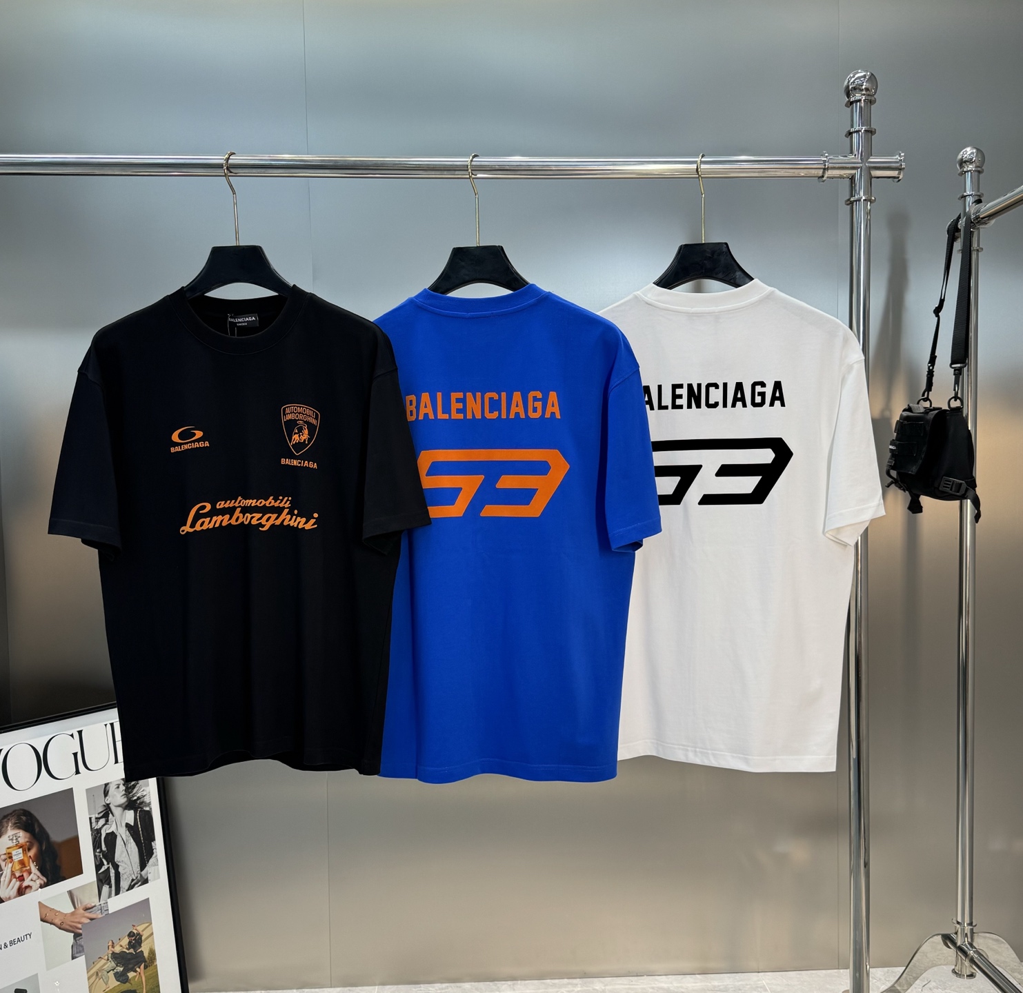 。🌾 Balenciag*巴黎世家新款潮牌T恤.联名款兰博基尼.男女同款❤️os版型真的很迷人.品牌图形