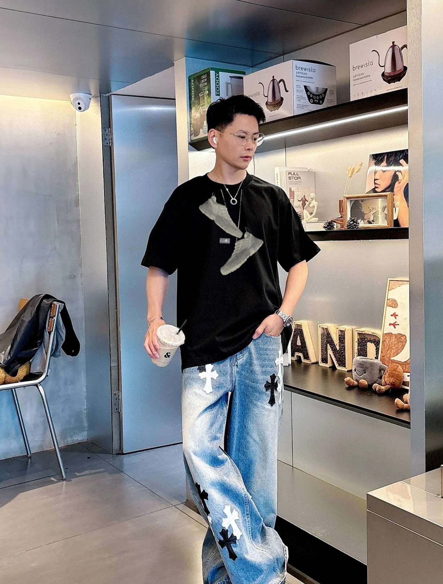 。🌾 Maison Margiela马吉拉潮牌新款圆领T恤.男女同款❤️马吉拉经典图形字l设计.特别之作